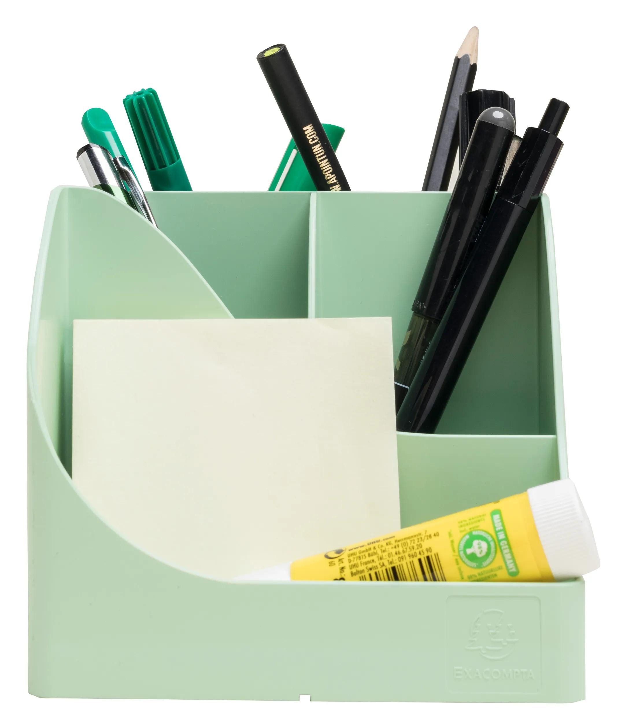 Organizer 4x Stifteköcher Pen Wave AutentiK - Salbeigrün - 69580D