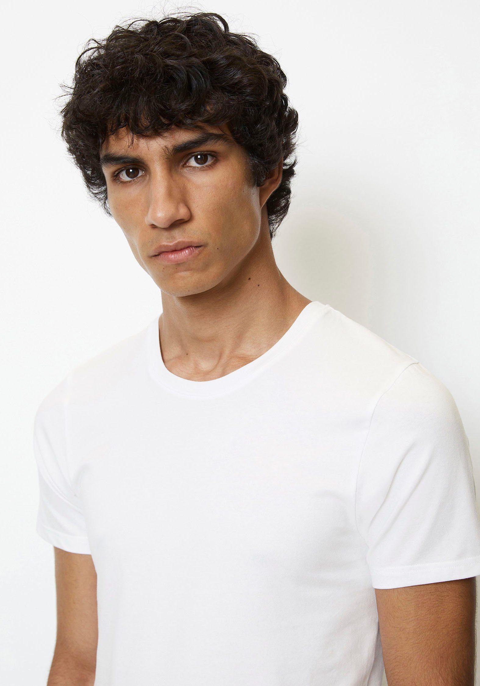 Marc O'Polo T-Shirt Essentials (2er Pack) Rundhals-Auschnitt, Kurzarm – Bild 4 von 5