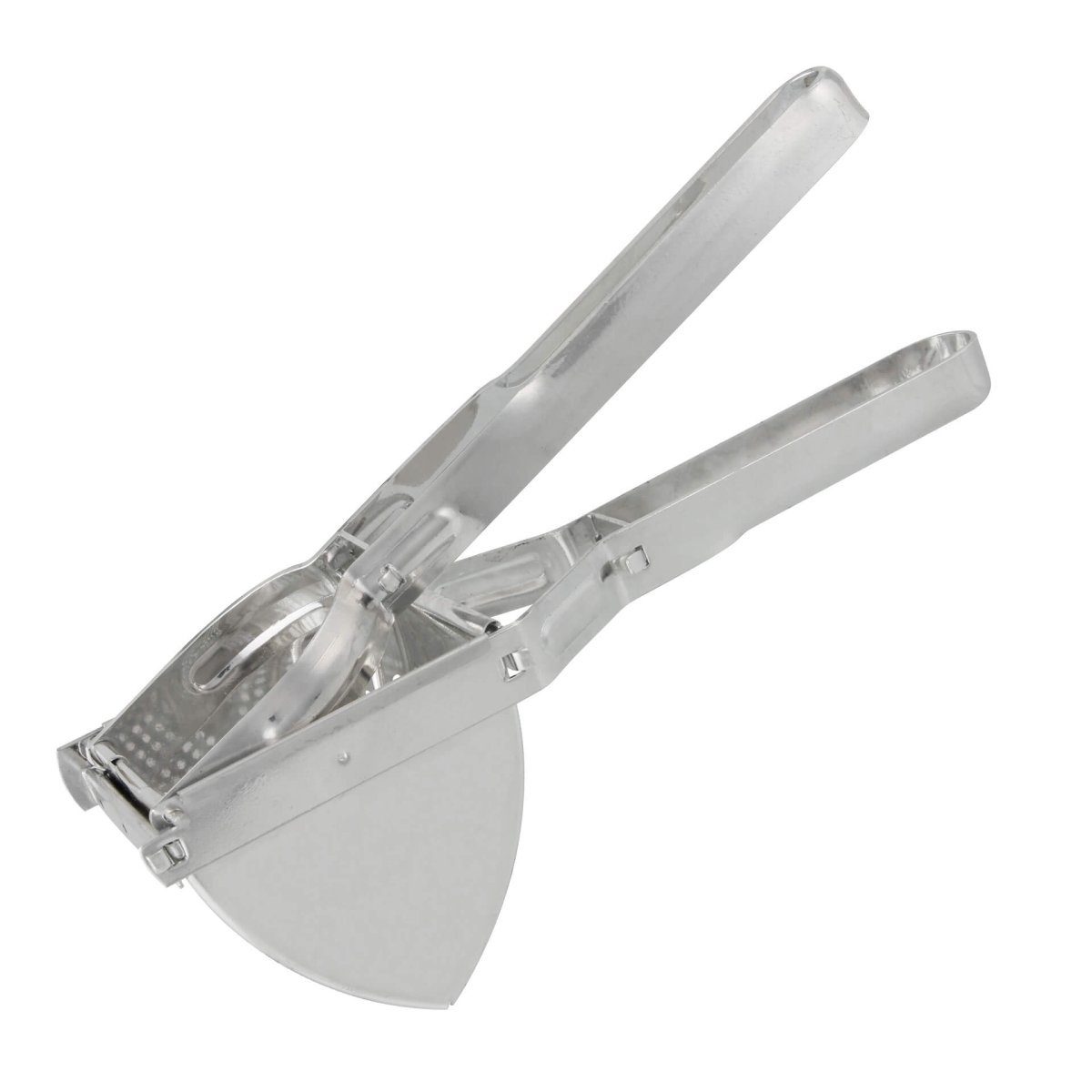 FACKELMANN Kartoffelpresse aus verzinnten Metall, multifunktional, für Kartoffeln, Obst; Eis