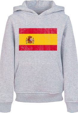 F4NT4STIC Kapuzenpullover Spain Spanien Flagge distressed Print