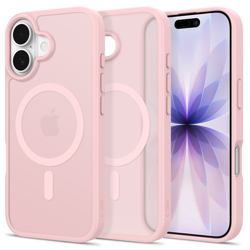 TECH PROTECT Handyhülle Schutzhülle Magnethülle Smartphonehülle 6,3 Zoll, MagSafe-Magnetring, matt, TPU & PC, Schutzkanten