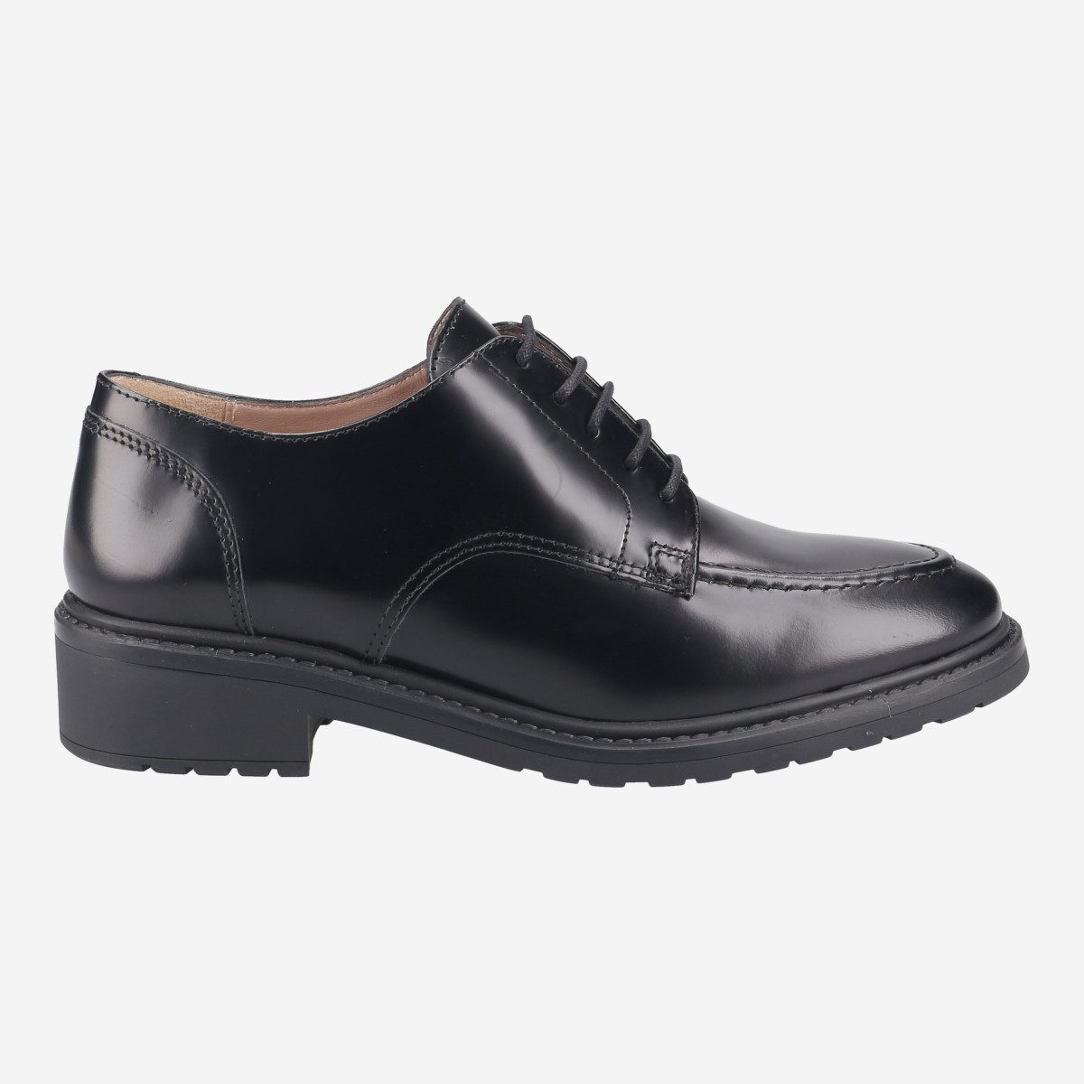 Unisa ERROL_SIV BLACK, Schnürschuhe in Schwarz für Damen Schnürschuh
