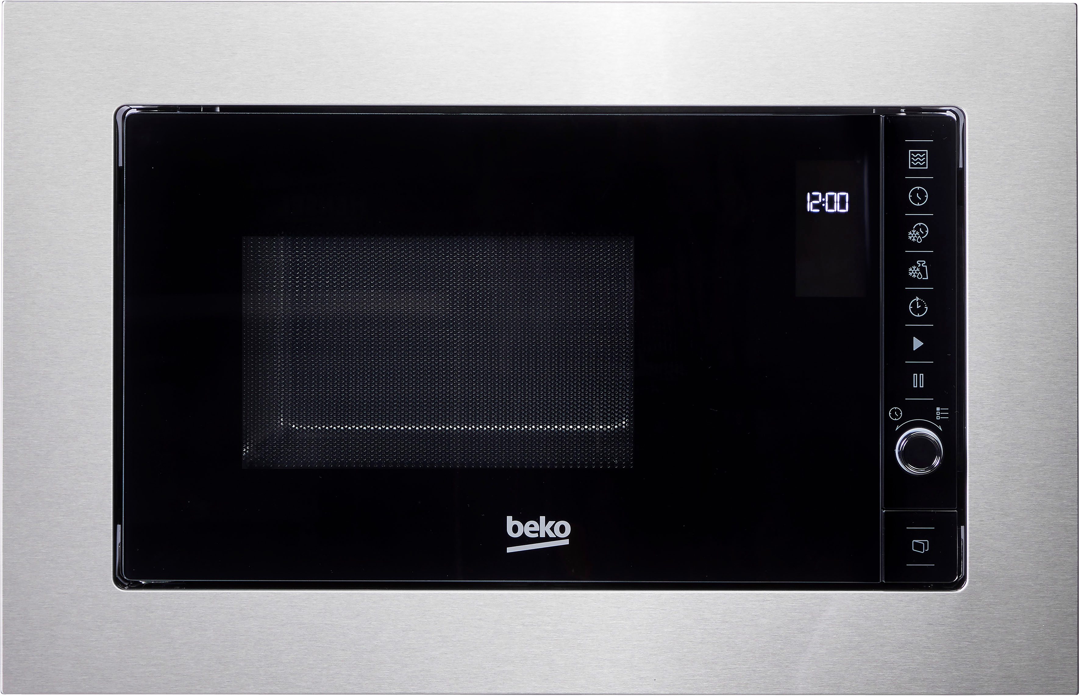 BEKO Einbau-Mikrowelle BMOB20231X, Mikrowelle, 20 l, Funktionale Einbau-Mikrowelle für schnelles Erwärmen