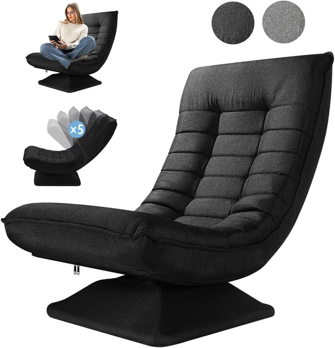 Happy Home Relaxsessel Faulenzer-Sofa, Zusammenklappbarer Lounge-Drehstuhl. günstig online kaufen