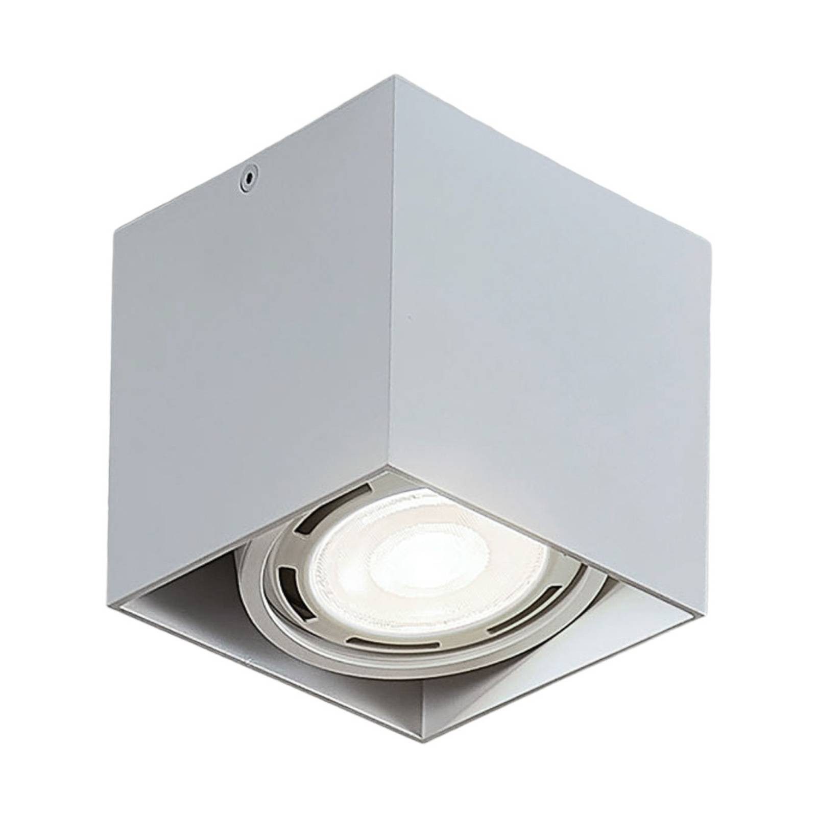 Arcchio Strahler Mabel, Modern, Aluminium, Metall, weiß, 1 flammig, GU10, Deckenlampe