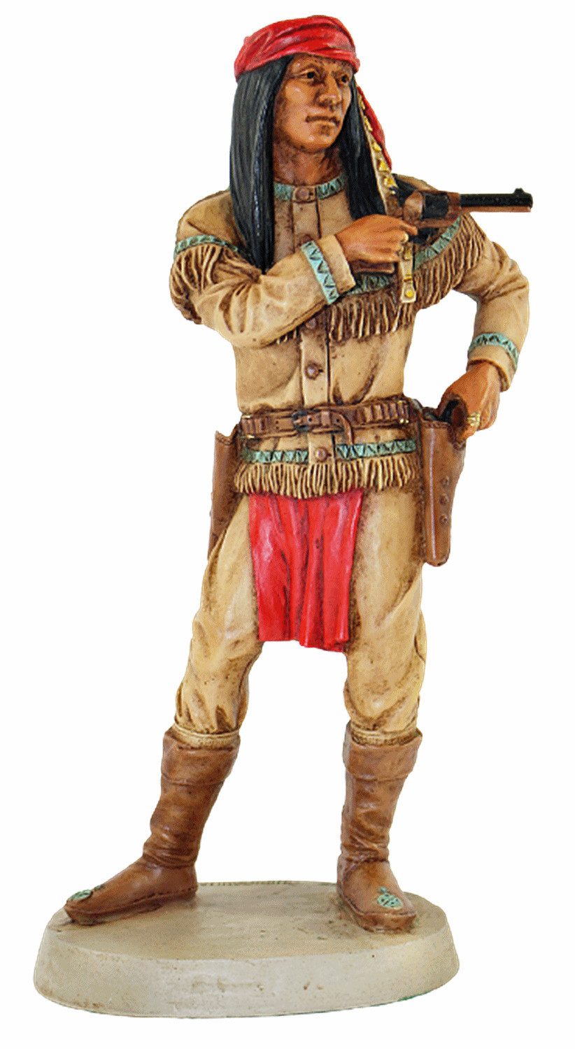 Castagna Dekofigur Figur Skulptur Cochise Häuptling Apachen H 20 cm Limitierte Kollektion