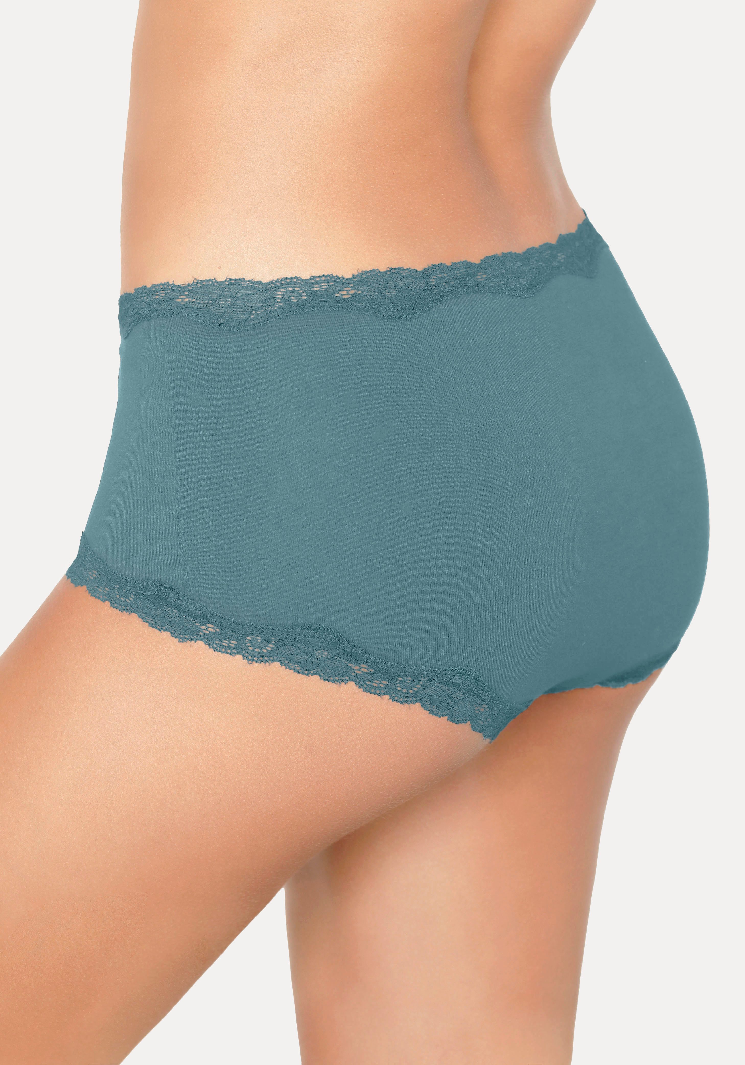 Vivance by Lascana Panty (5er-Pack) aus elastischer Baumwolle, unifarbene Optik – Bild 3 von 5