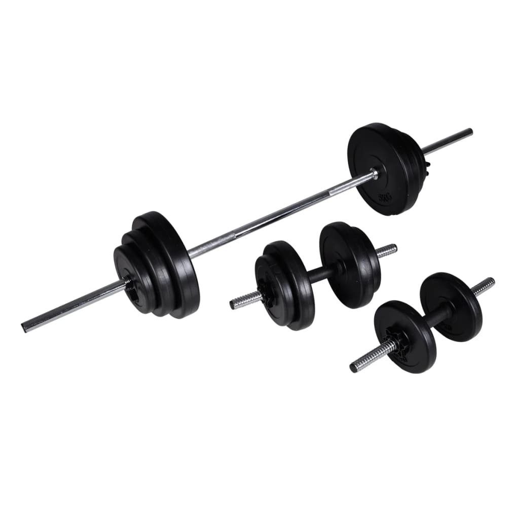 Kurzhantel Hantel-Set 30,5kg, 2 Kurzhantel,Antirutschfläche, Sternverschlüsse