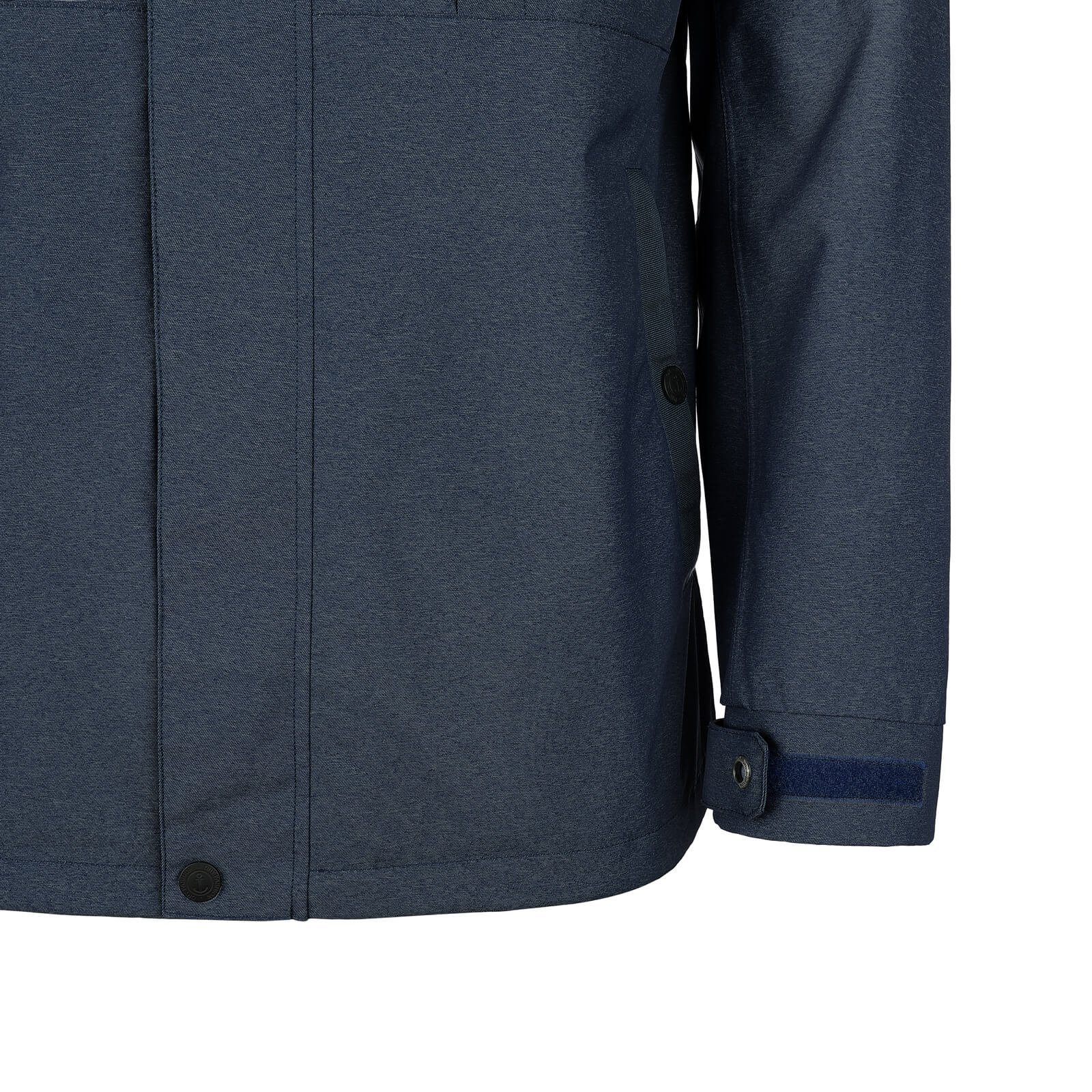 Dry Fashion Funktionsjacke Emden Herren Jacke Emden Meliert - Outdoor-Jacke Wasserdicht mit Innenfutter