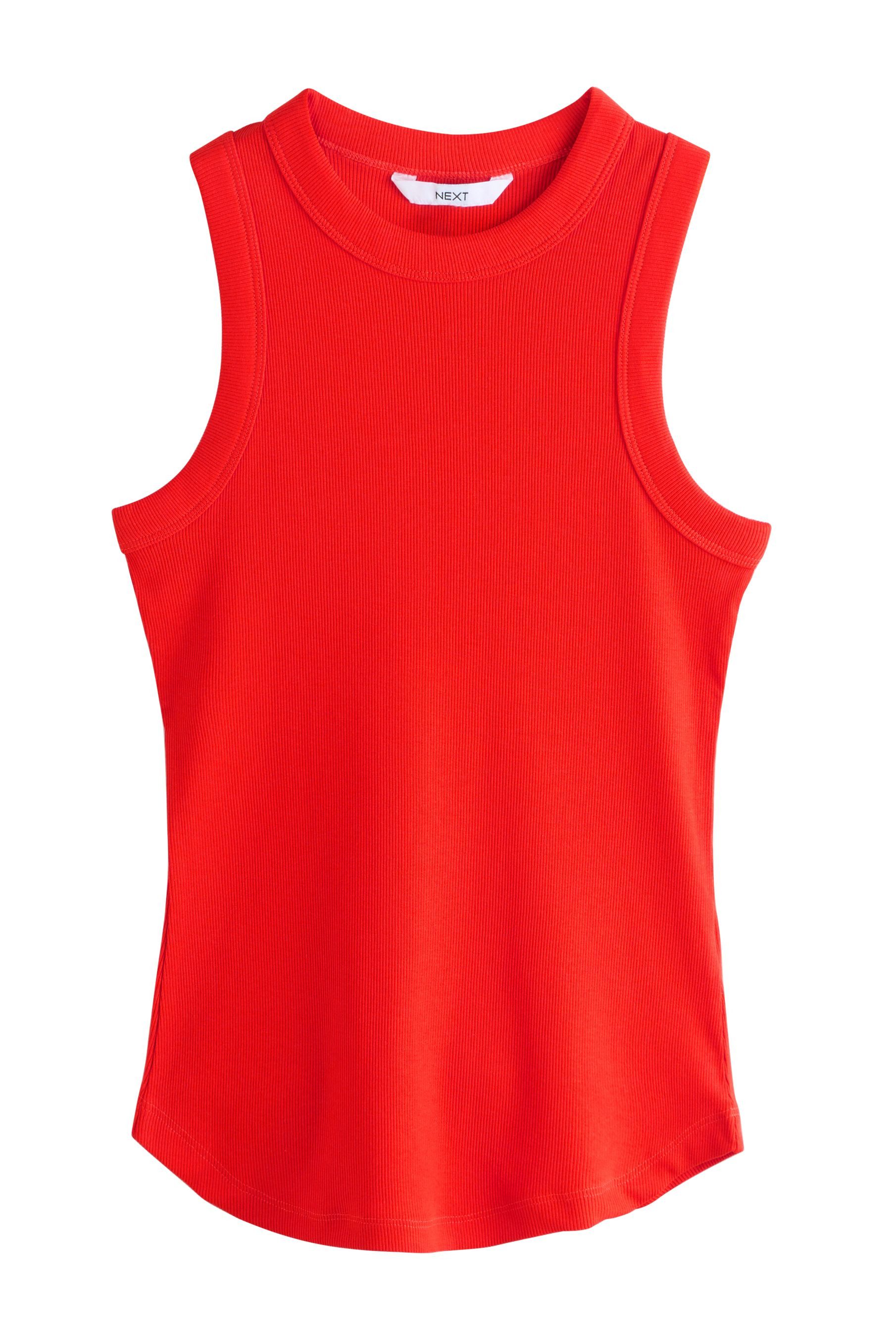 Next Trägertop Geripptes Trägertop mit Ringerrücken (1-tlg)