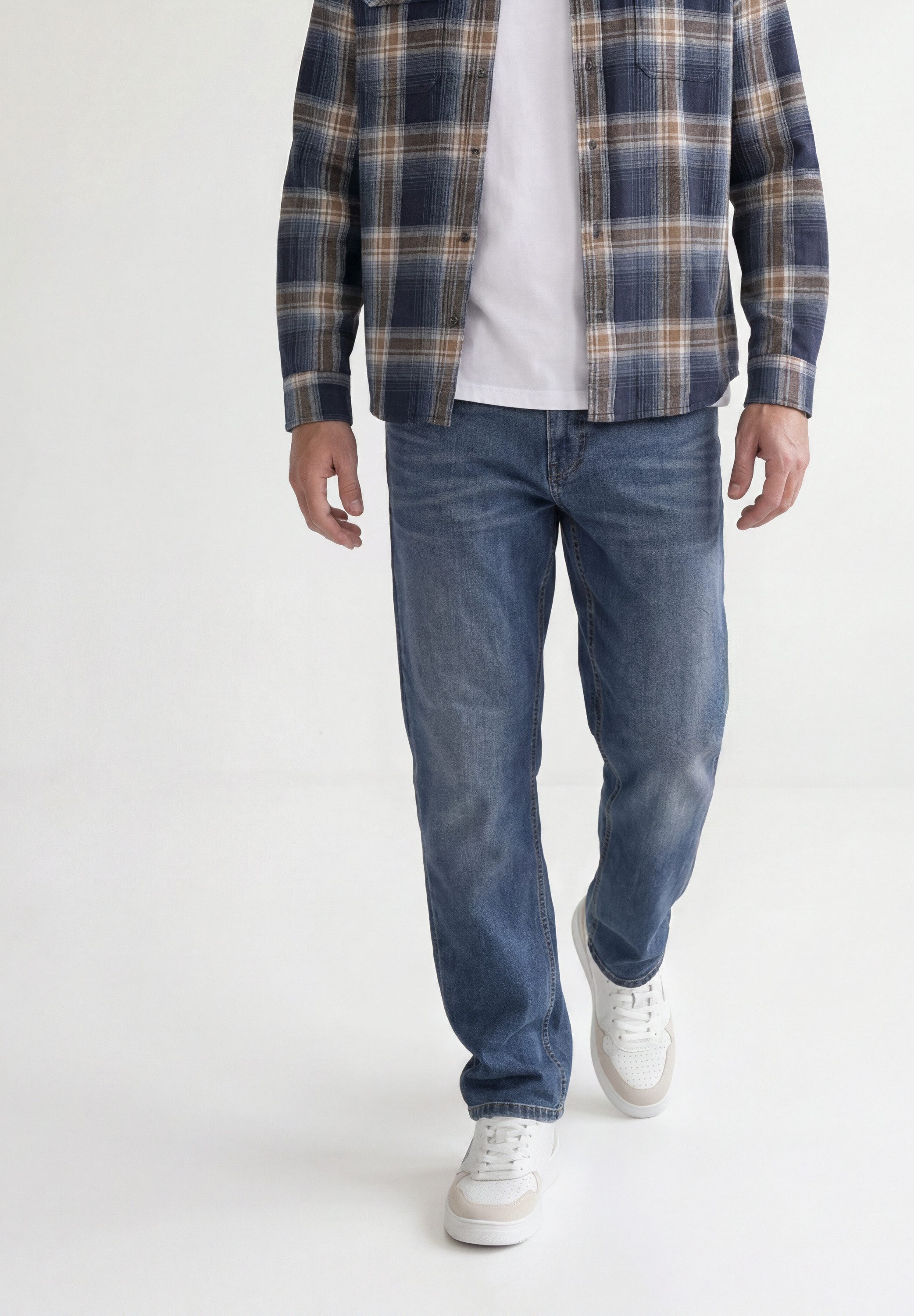 STREET ONE MEN Slim-fit-Jeans Middle Waist – Bild 4 von 5