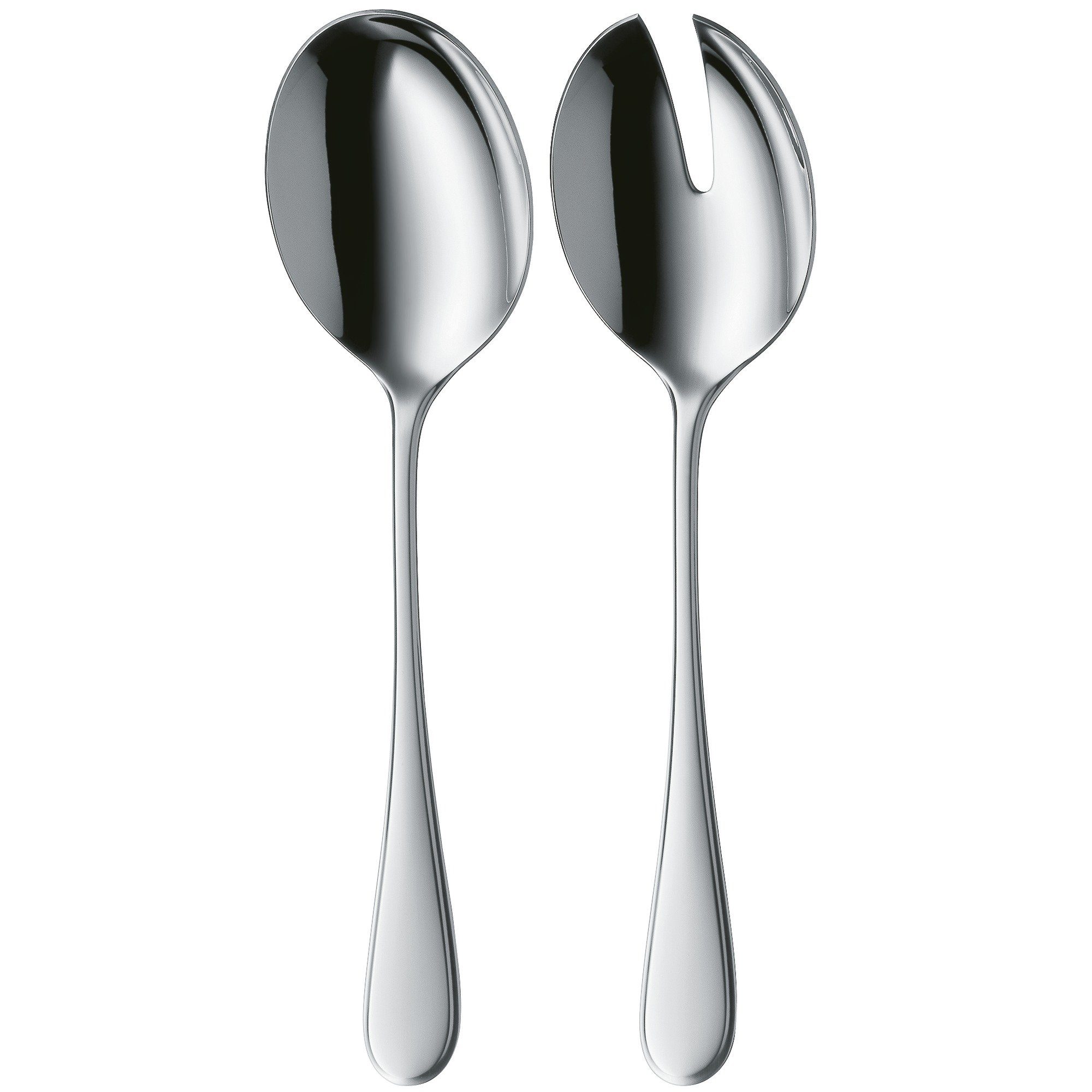 WMF Salatbesteck Kent Plus Salatbesteck, 2-teilig (1x Salatgabel, 1x Servierlöffel (Länge 23,7 cm), 2-tlg., 1x Salatgabel, 1x Servierlöffel (Länge 23,7 cm), Kent