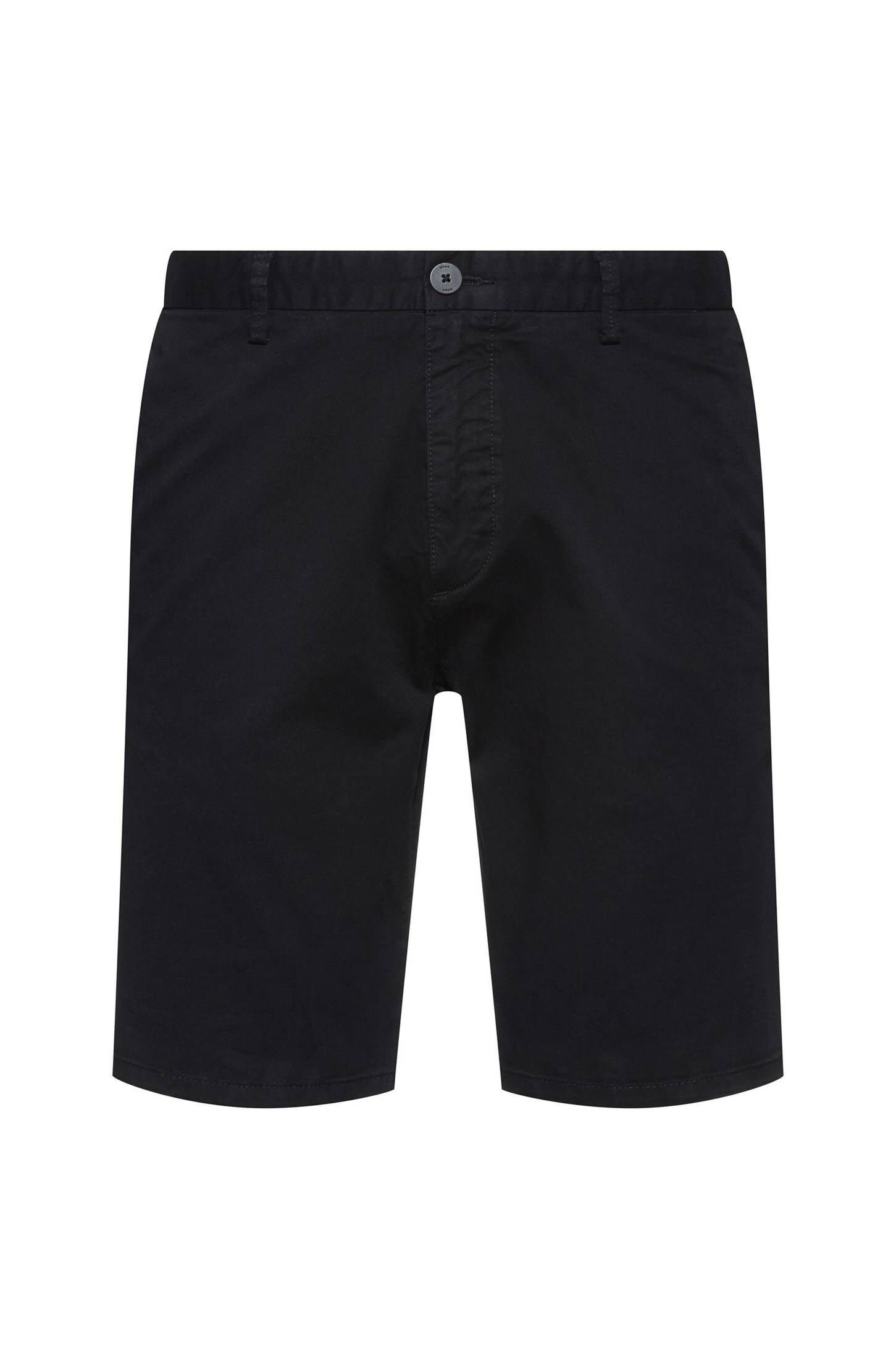 Shorts schwarz Fit (15) Shorts DAVID222SD Herren (1-tlg) Slim HUGO
