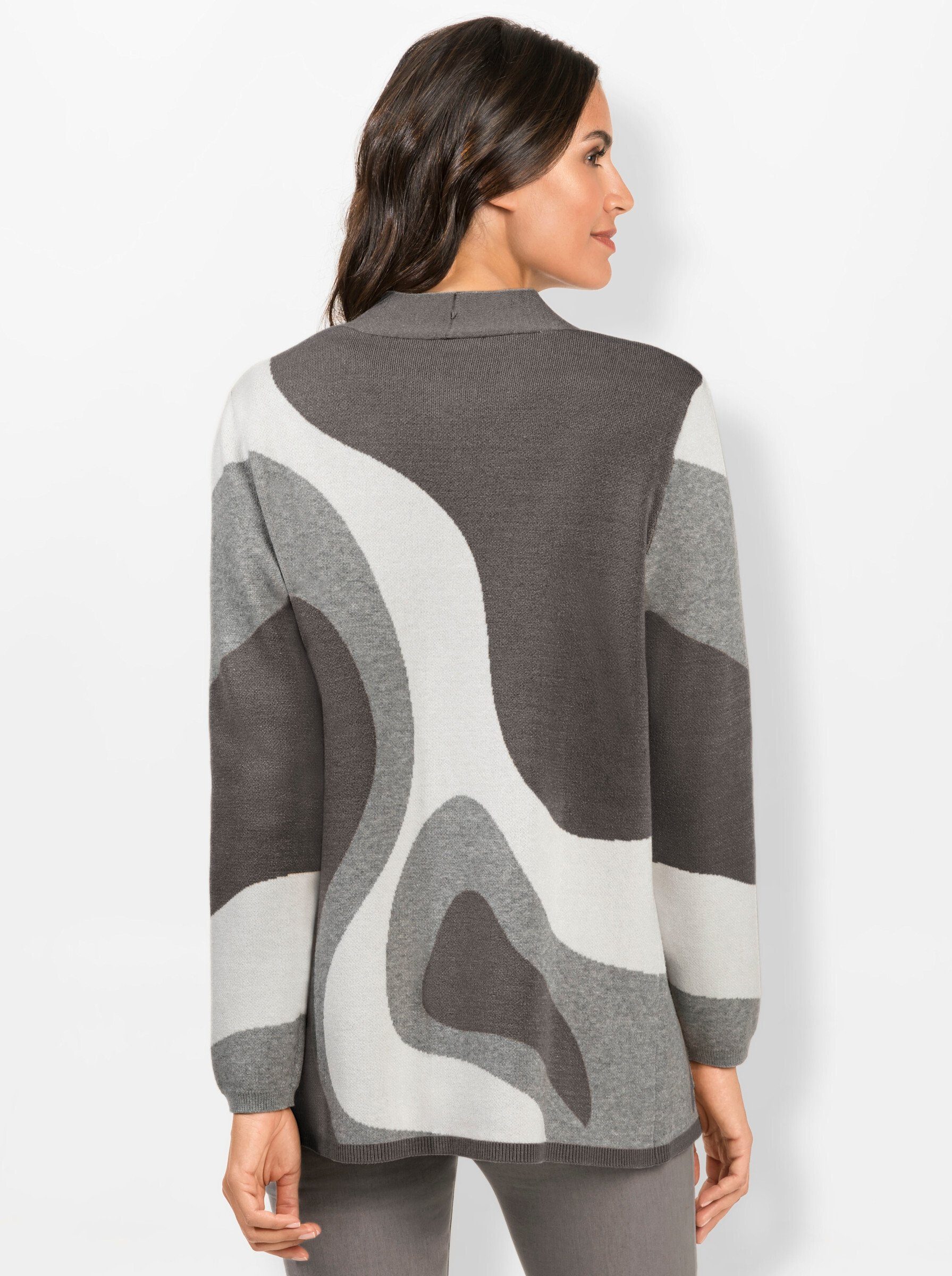 Witt Strickjacke Strickjacke Langarm Jacquard