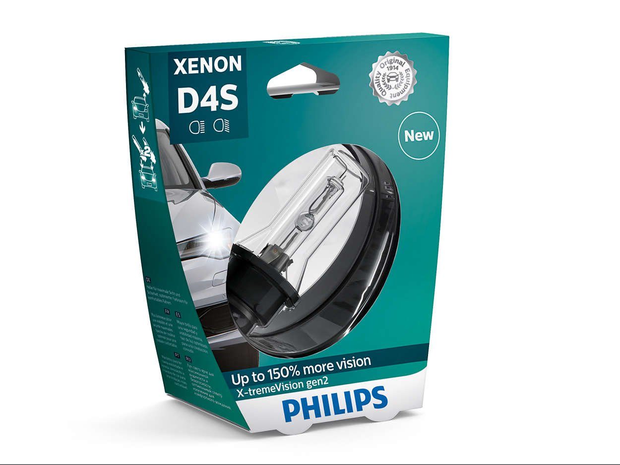 Philips Spezialleuchtmittel Philips Xenon X-tremeVision gen2 D4S P32D-5 35 W 42 V (1er Blister)