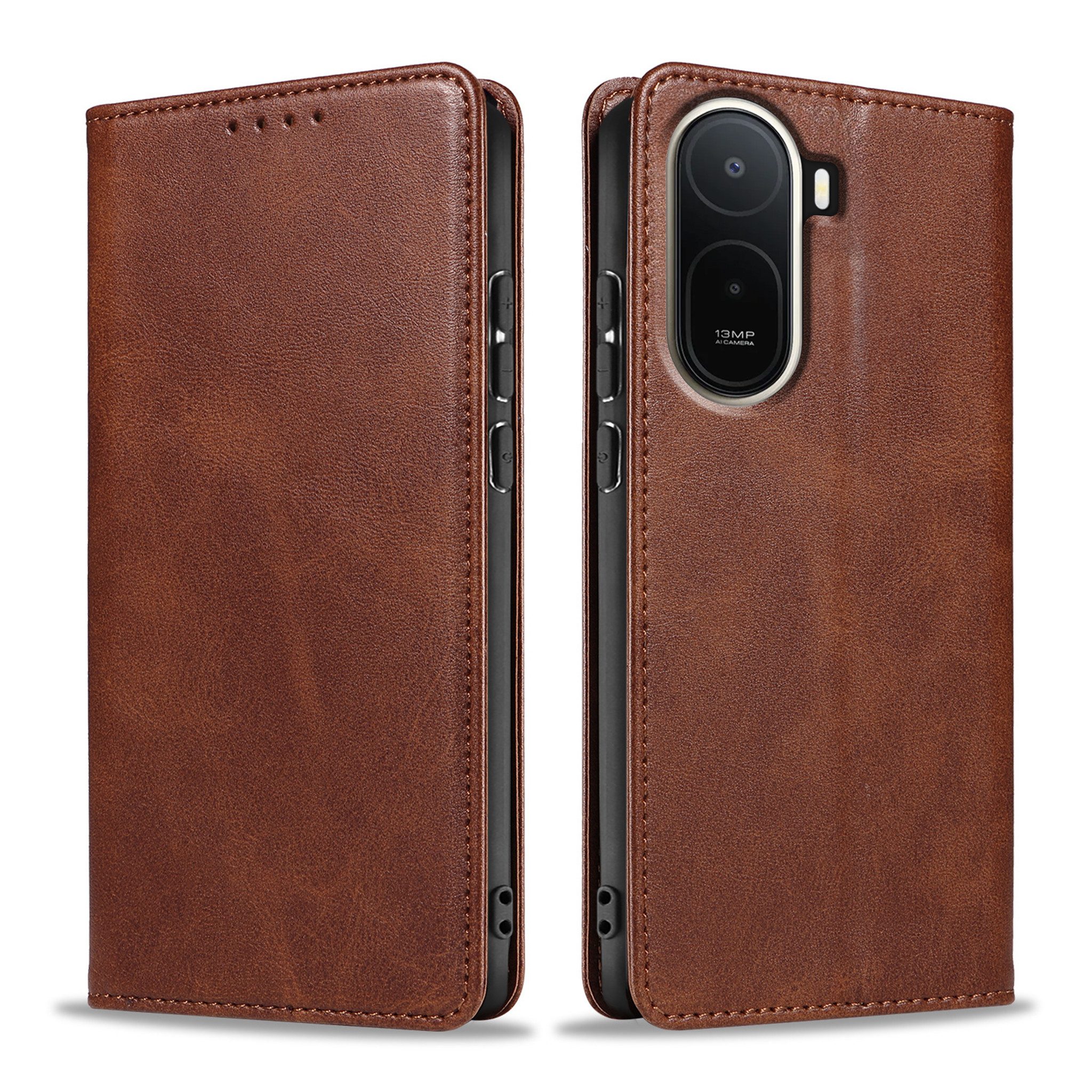 Tec-Expert Handyhülle Tasche Handy Klapp Hülle für Xiaomi Redmi A7 Pro 6.9 Zoll, 6.9, Cover Klapphülle Case mit Kartenfach Geldfach aufstellbar