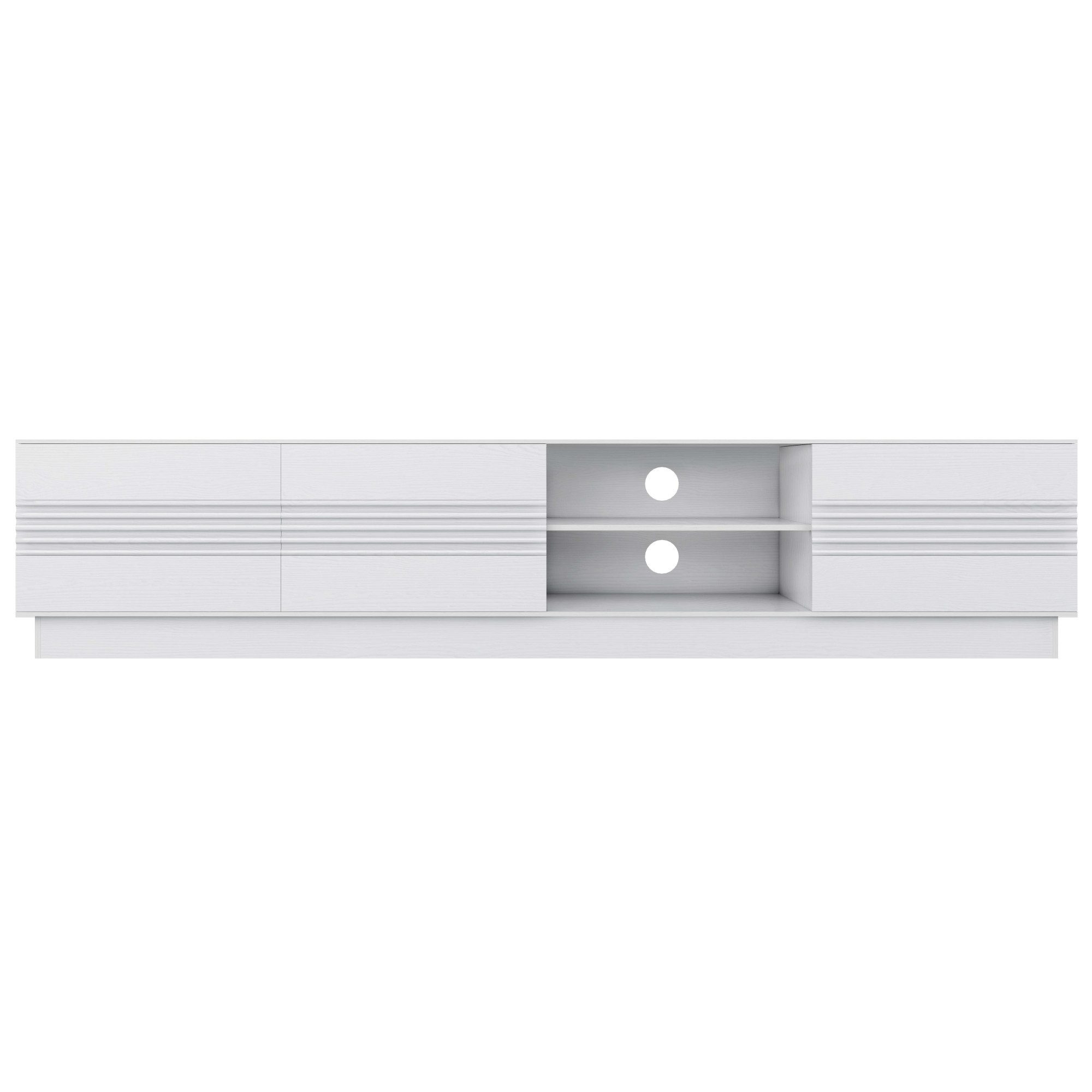 OTTO home Lowboard Angers, Lowboard mit Push-to-open und Kabeldurchführung, Breite 200 cm