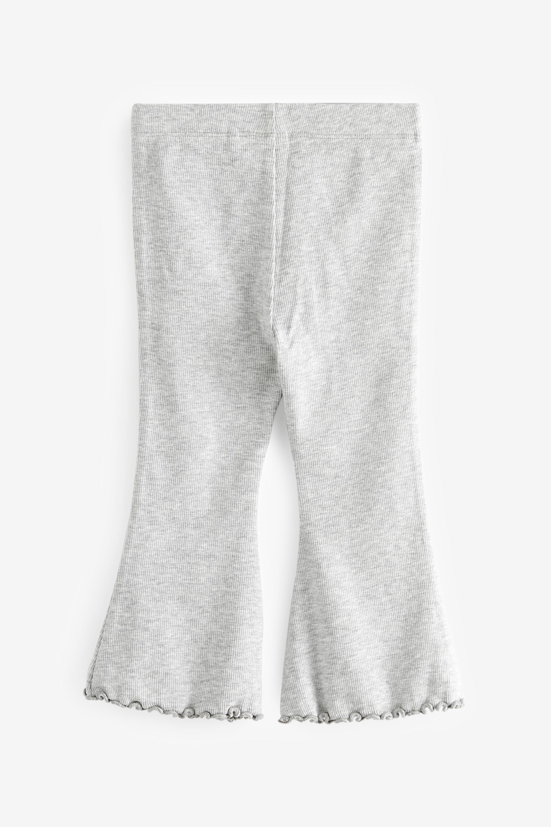 Next ausgestelltem (1-tlg) Grey mit Leggings Leggings Bein Gerippte