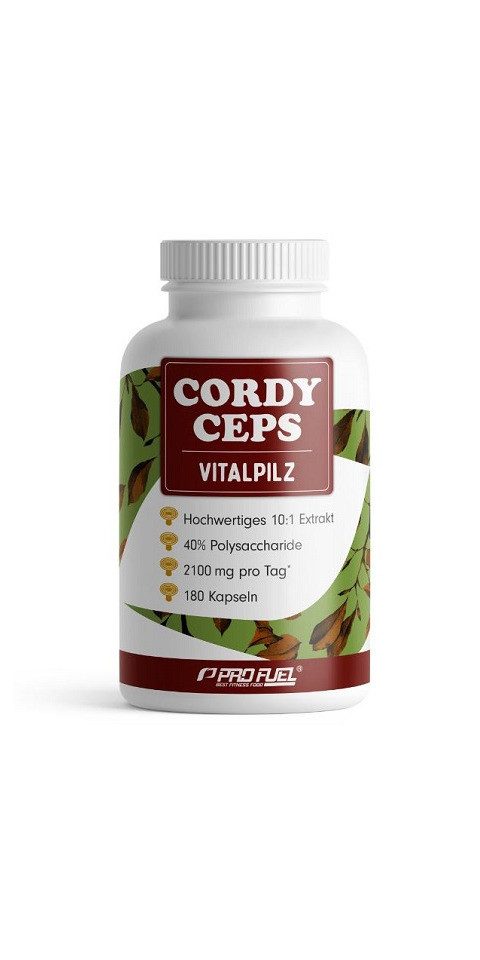 ProFuel CORDYCEPS Vitalpilz 180 Kapseln Kapseln, 149 g, Kapseln