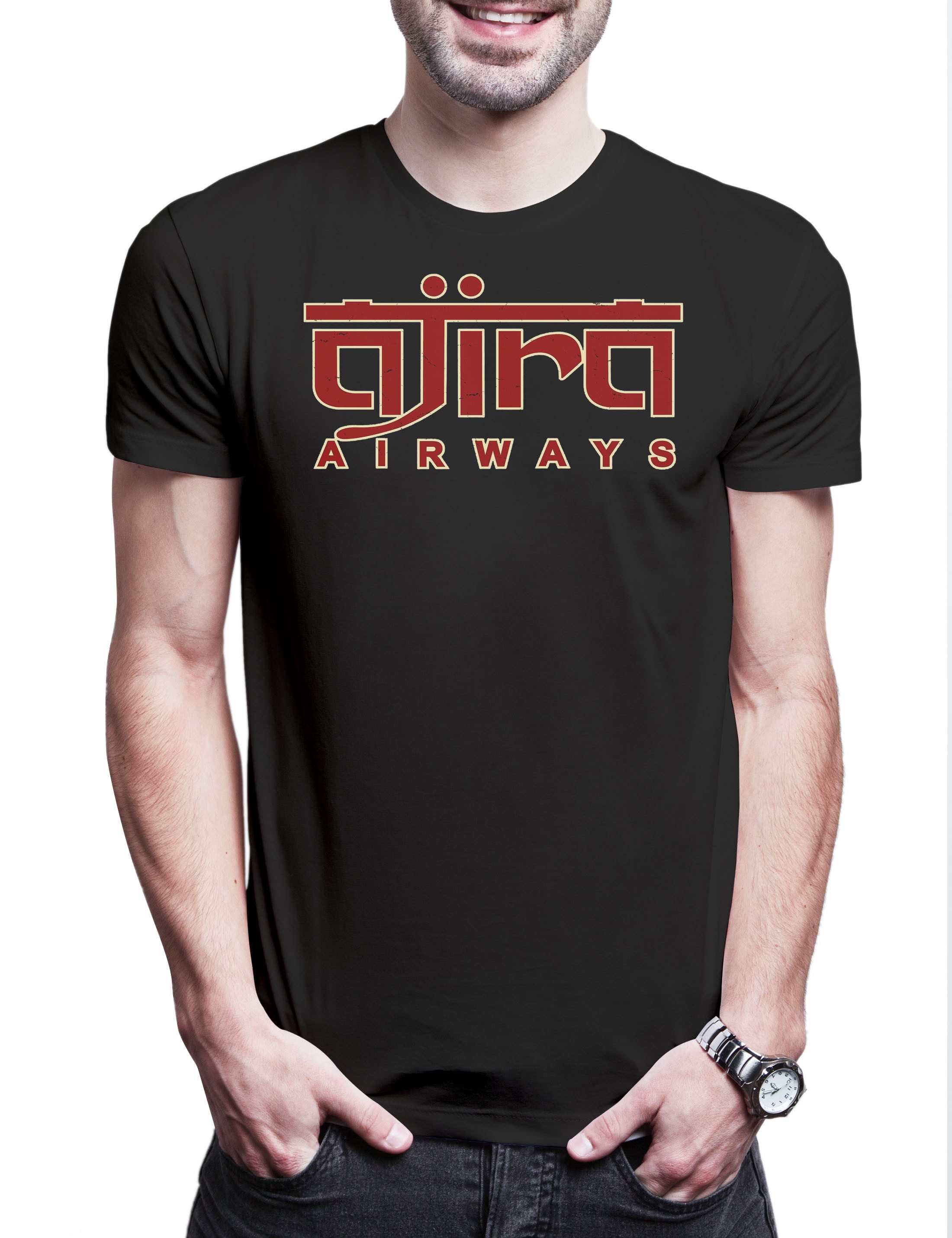 Print-Shirt Ajira Airways Herren T-Shirt TV Series Lost Sci-fi Mystery Drama