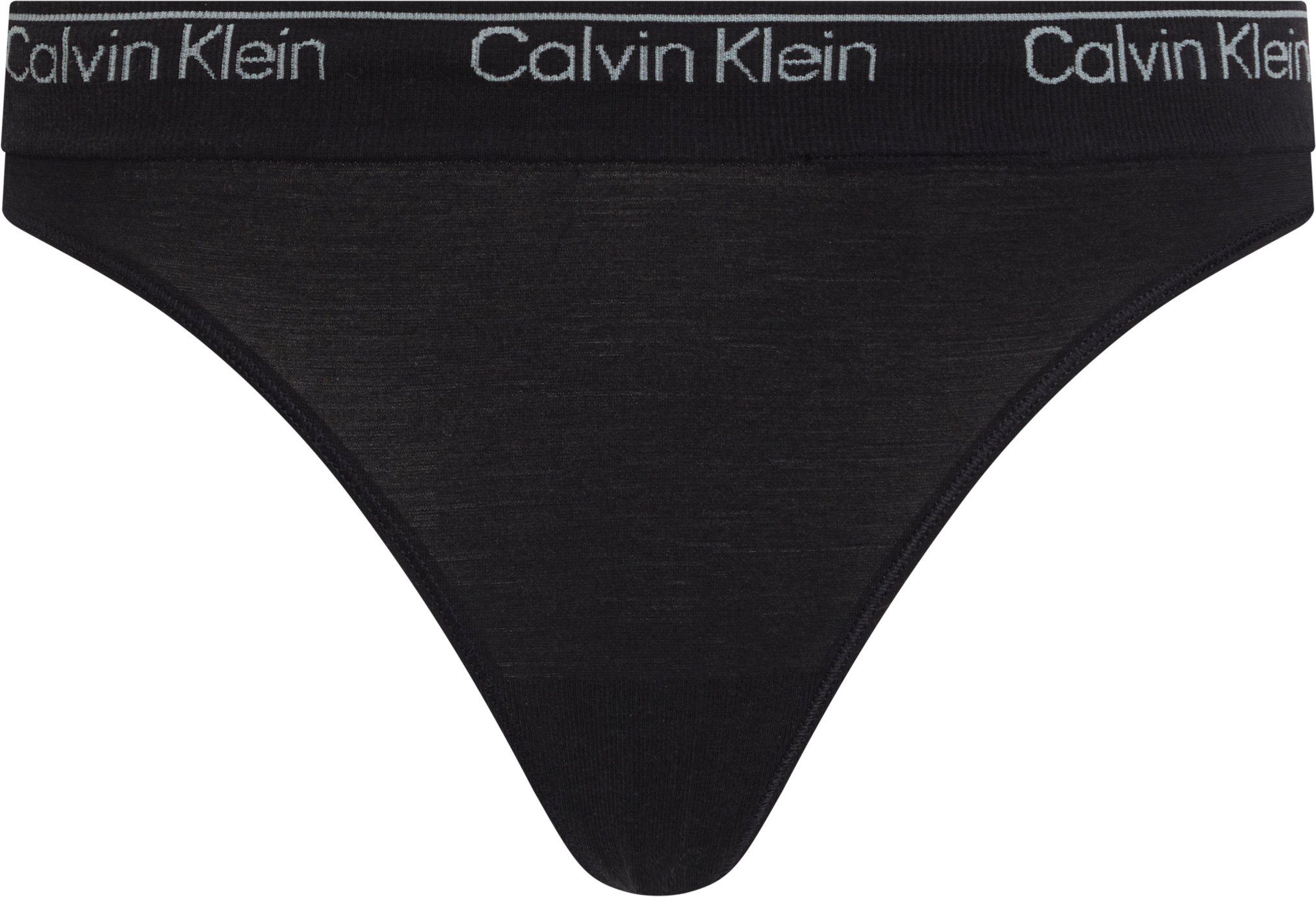 Calvin Klein Underwear T-String THONG mit CK-Logo am Bund schwarz