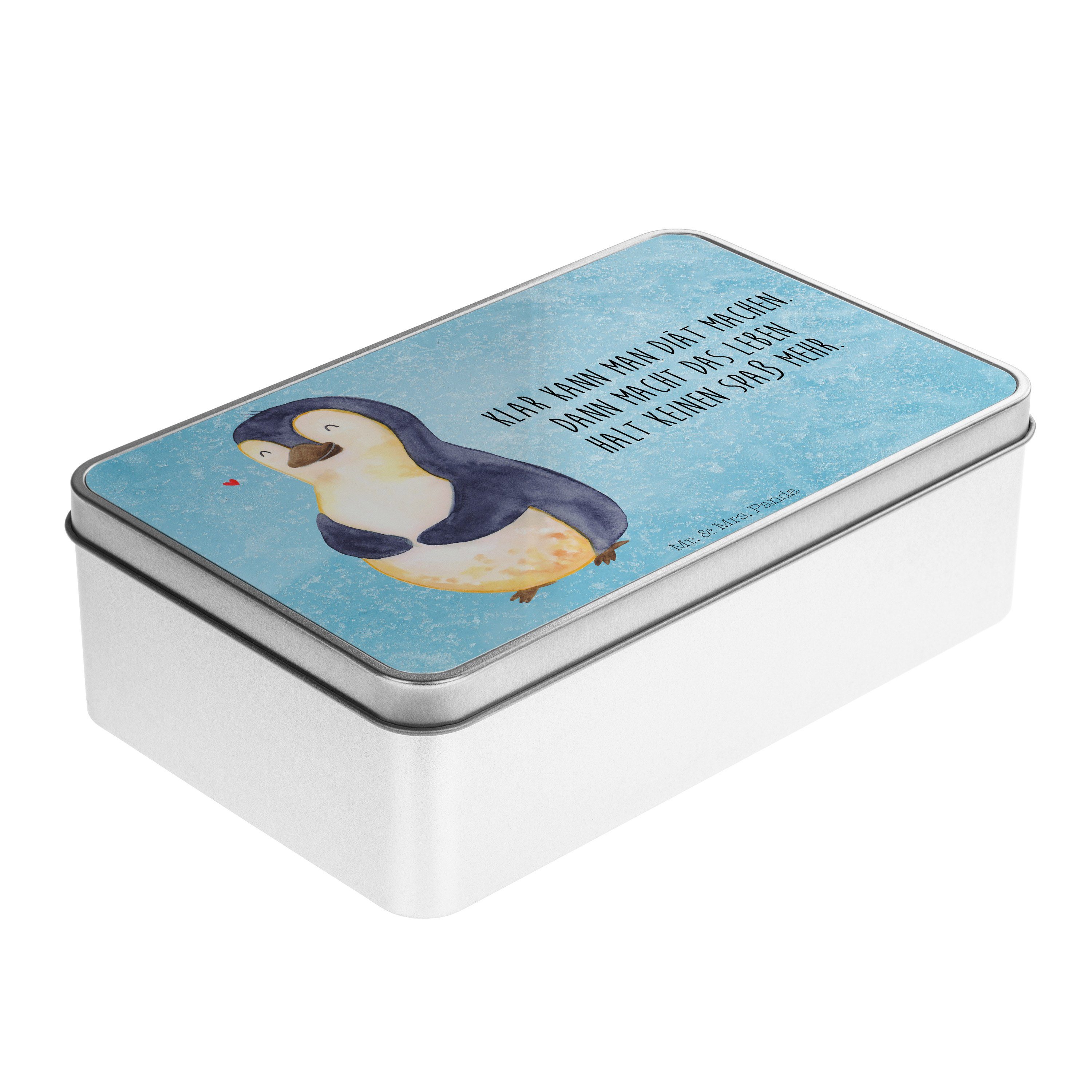 Diät & Keksdose, St) - Pinguin Vorratsbox, Eisblau Geschenk, (1 Dose Mrs. Au - Abnehmen, Panda Mr.