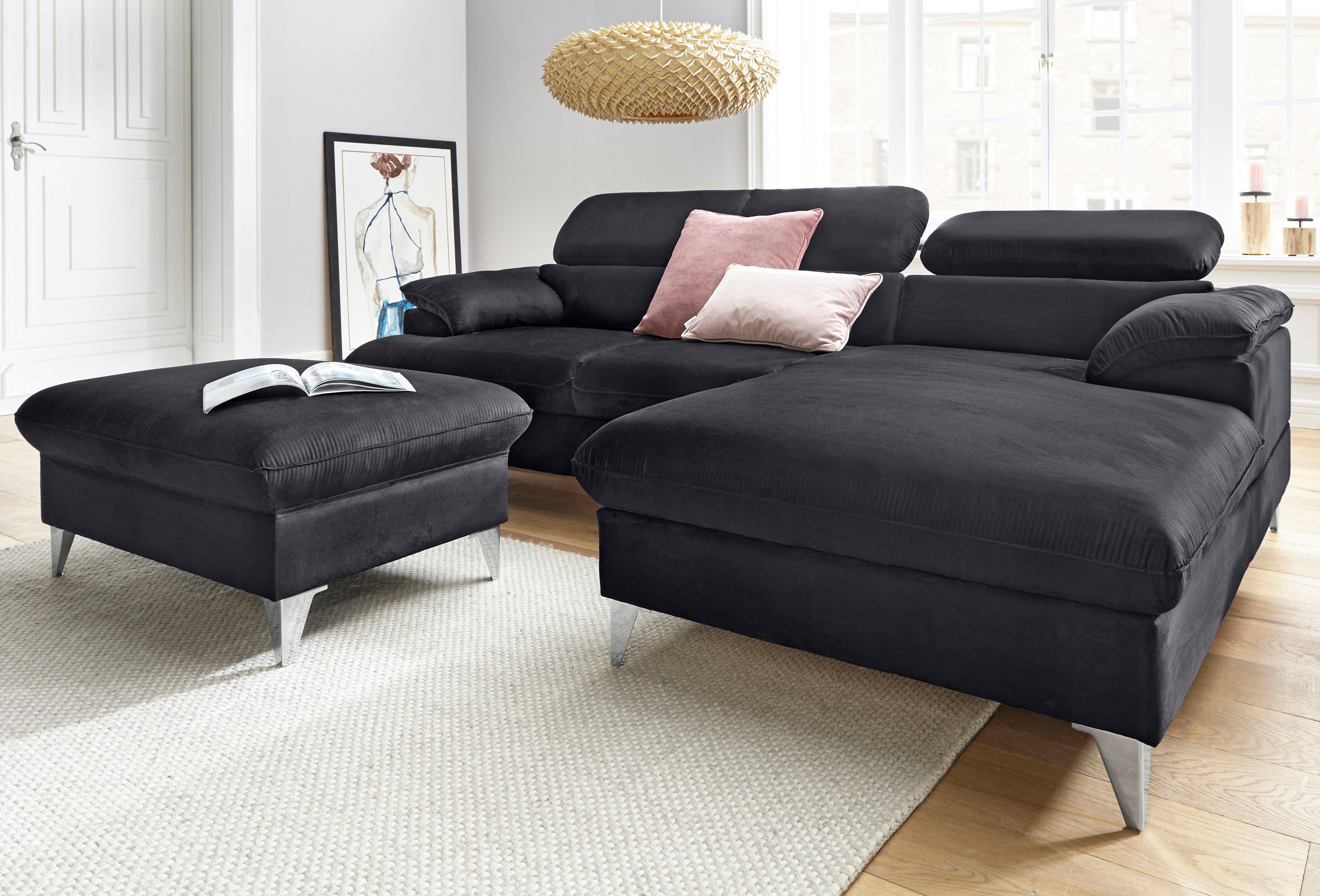 COTTA Polstergarnitur Caluso L-Form, (2-tlg), Set günstig online kaufen