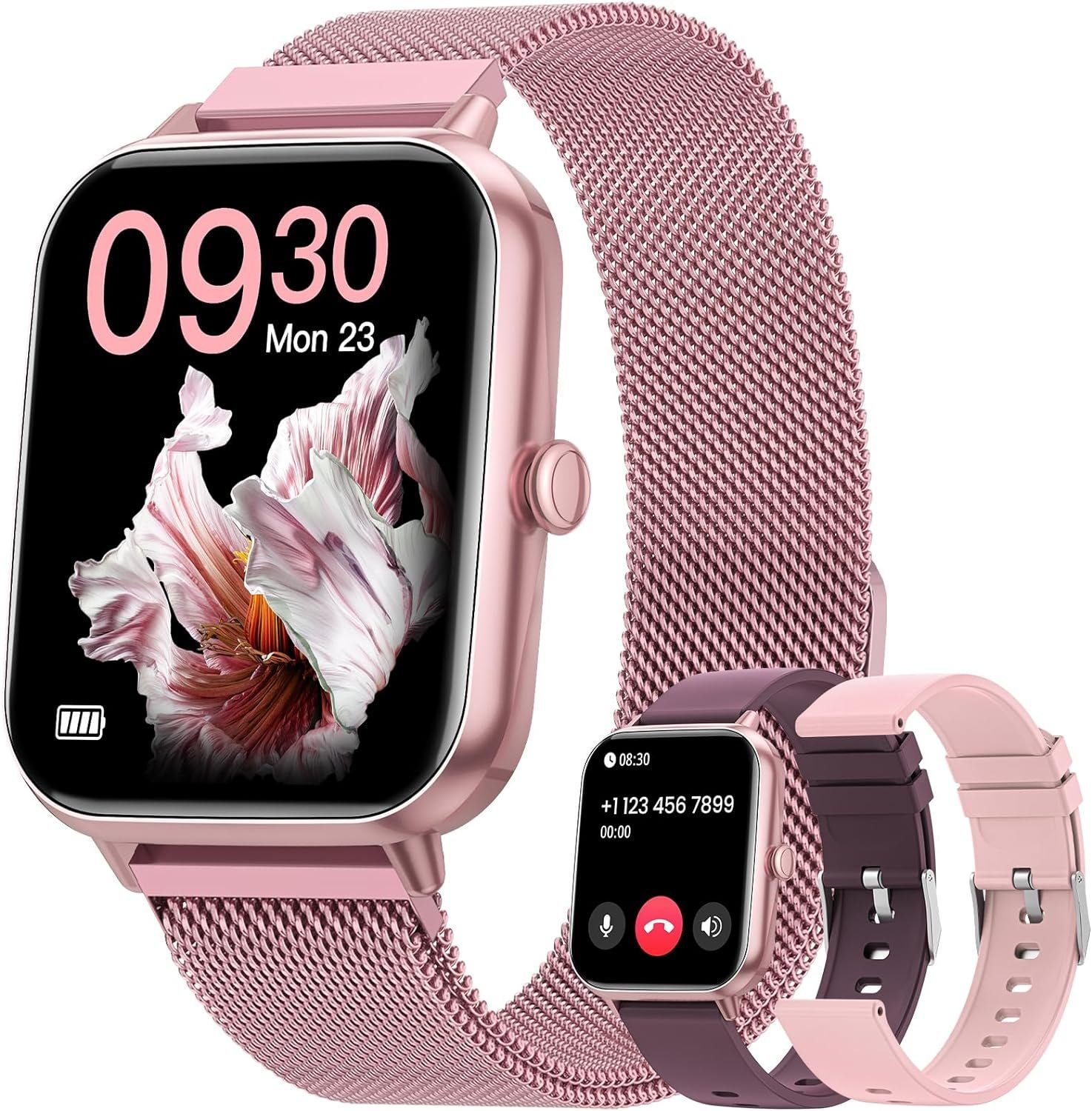 NAIXUES T6 IP68 Wasserdicht Frauen's Smartwatch (1,83 Zoll, Android / iOS)