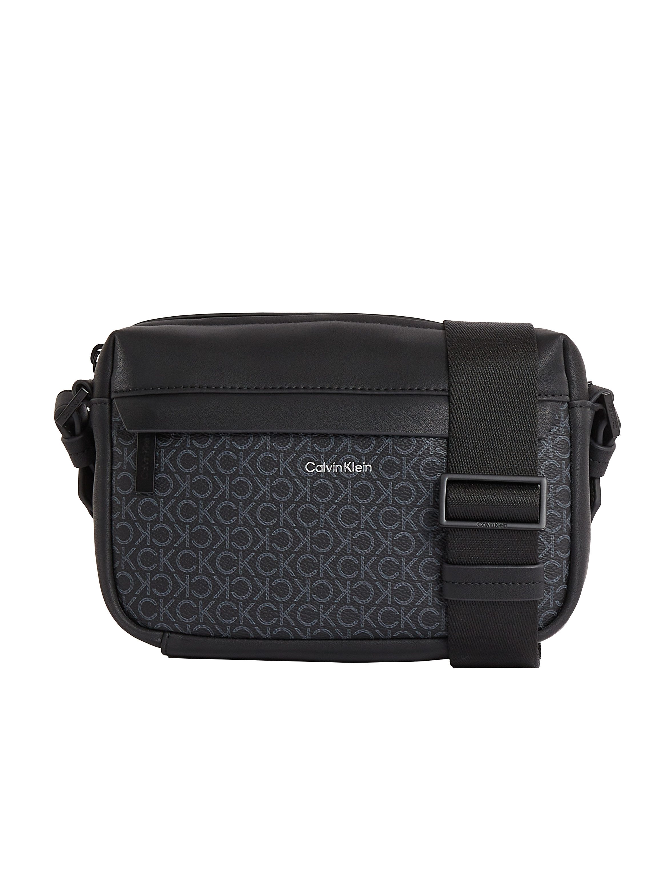 Calvin Klein Mini Bag CK MUST CAMERA BAG MONO, Herren-Umhängetasche, Crossbody Bag mit breitem Schulterriemen