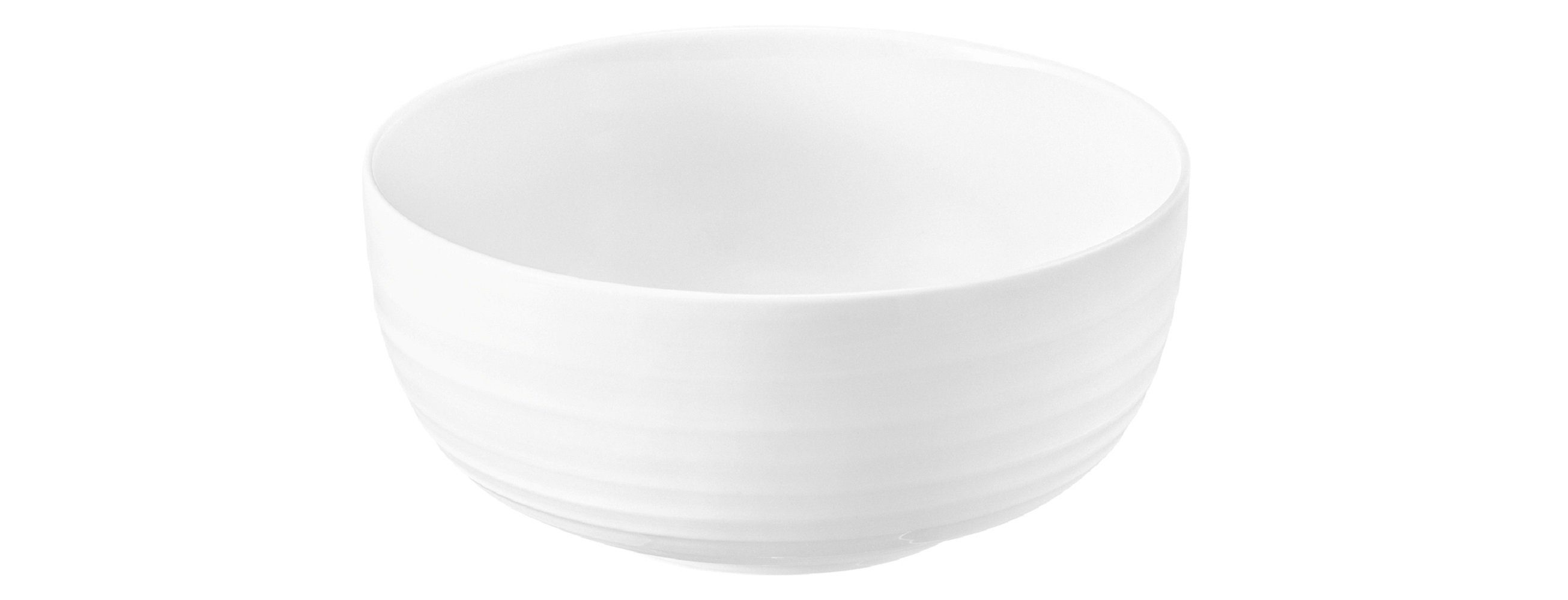 Seltmann Weiden Müslischale Seltmann Weiden Terra weiß Müslischale 15 cm, Porzellan, (1 Müslischale)