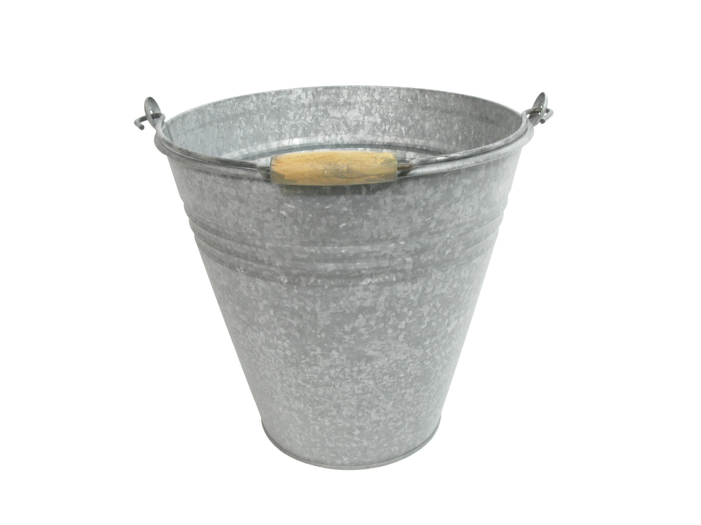 finehomegarden Blumentopf Zink Eimer mit Henkel günstig online kaufen