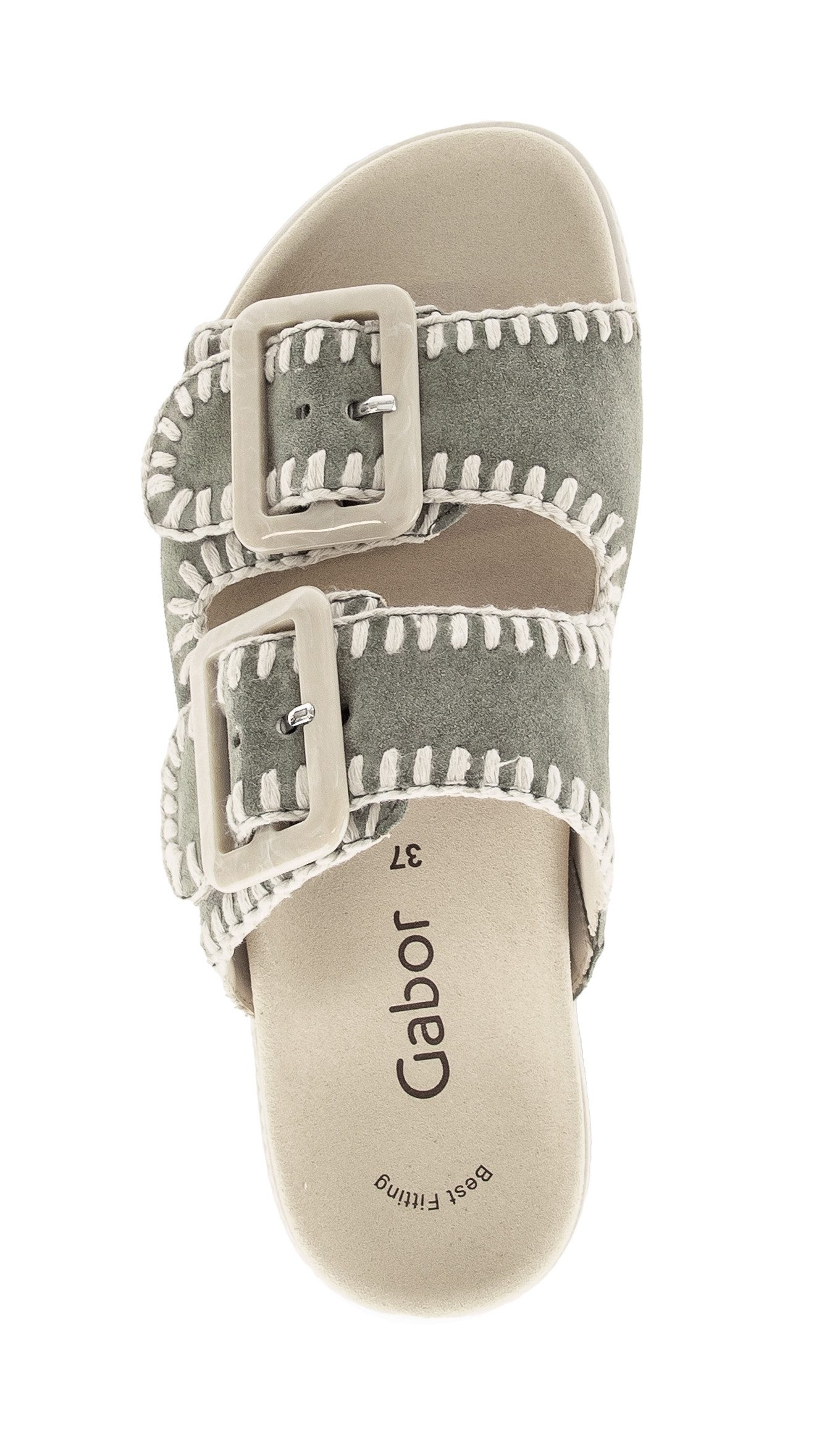Gabor Pantolette, Sommmerschuh, Schlüpfschuh mit Plateauabsatz