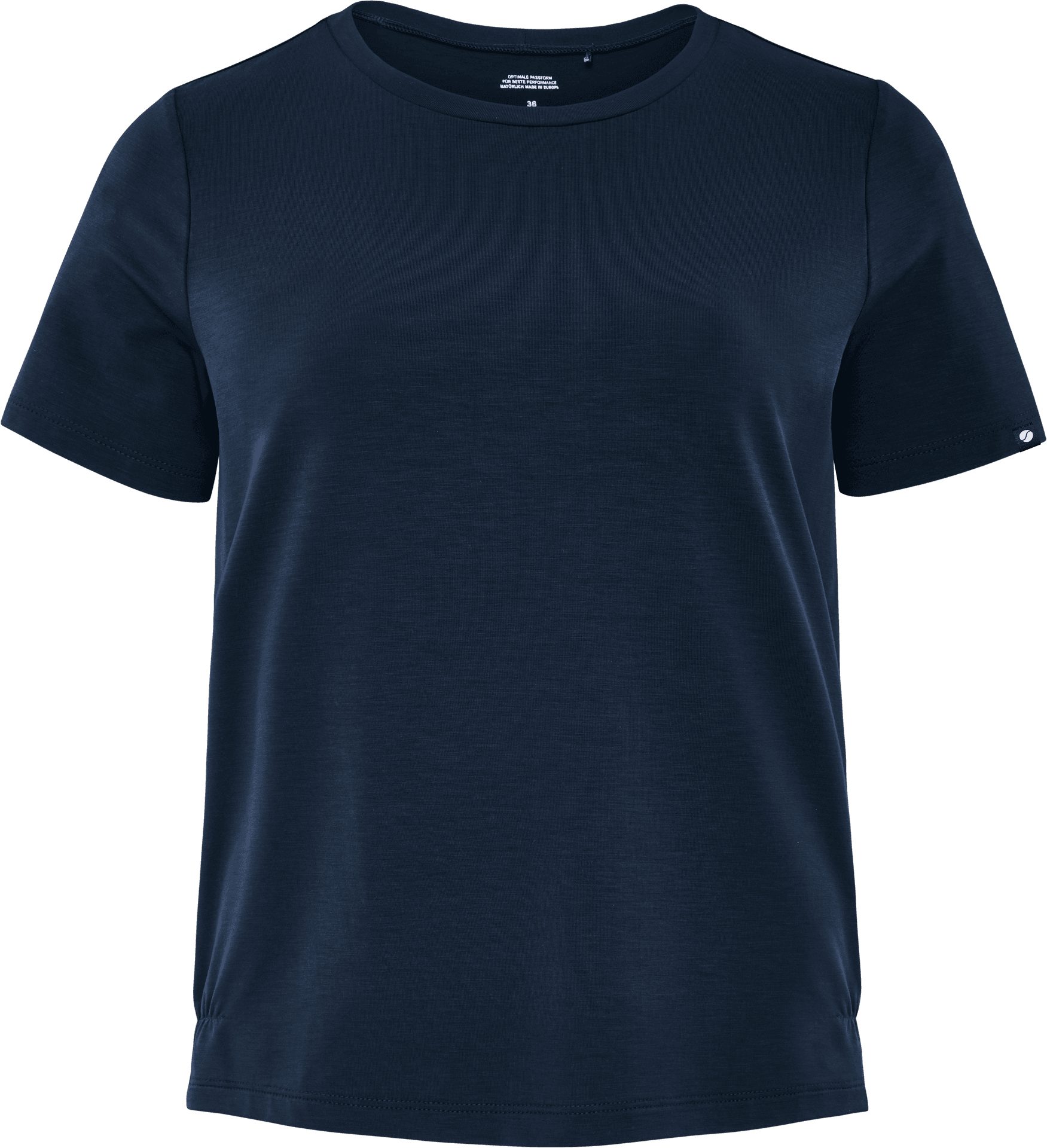 SCHNEIDER Sportswear T-Shirt GABRIELLAW  Frauen-Basic-Shirt kurzarm dunkelblau