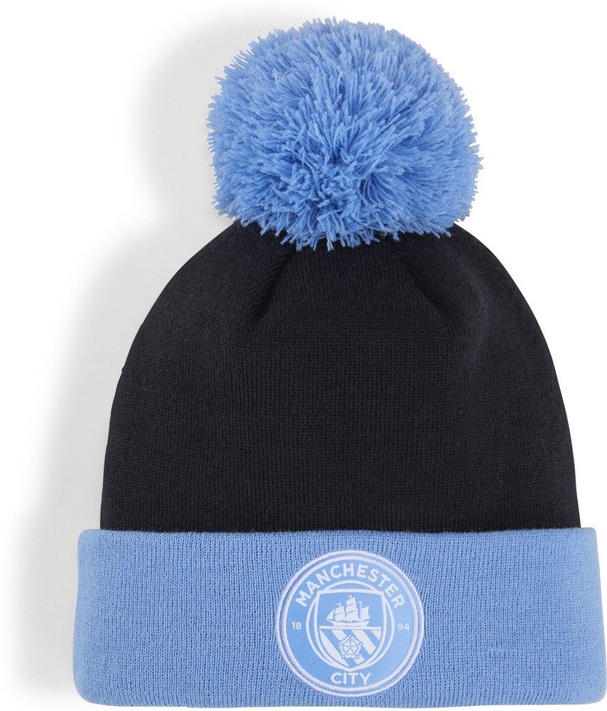 PUMA Strickmütze MCFC ESS Pom Pom Beanie
