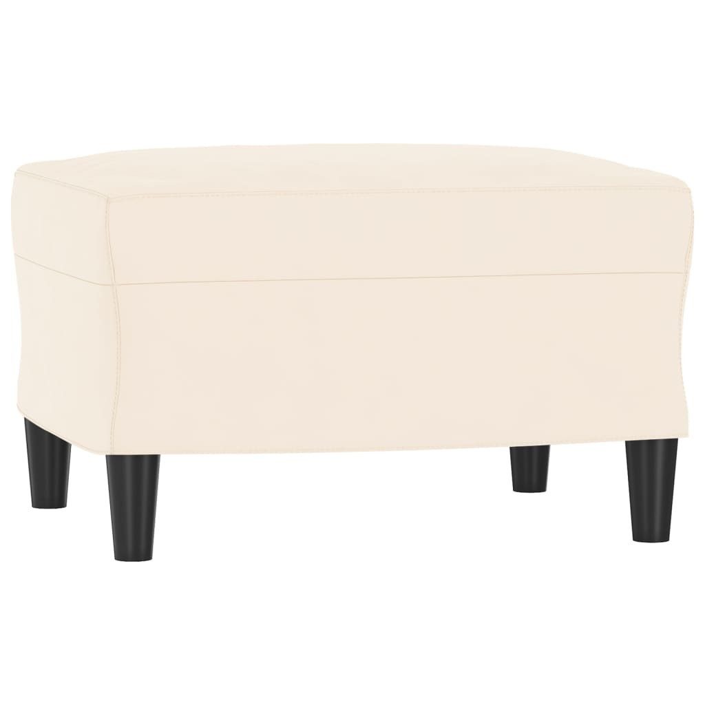furnicato Sitzbank Multifunktionale Creme 70 x 35 x 41 cm aus Samt (1-St)