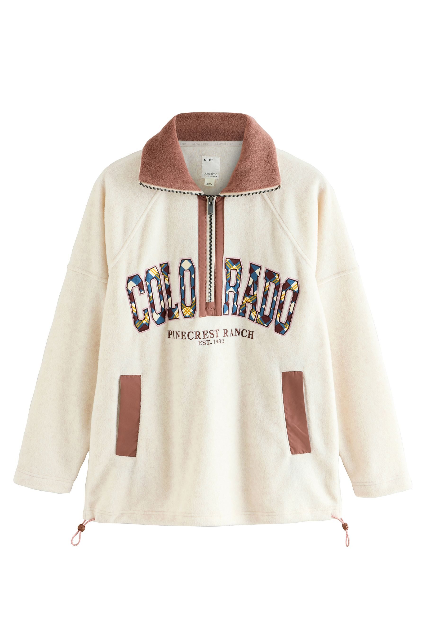 Next Fleecejacke Fleece mit halben Reißverschluss günstig online kaufen