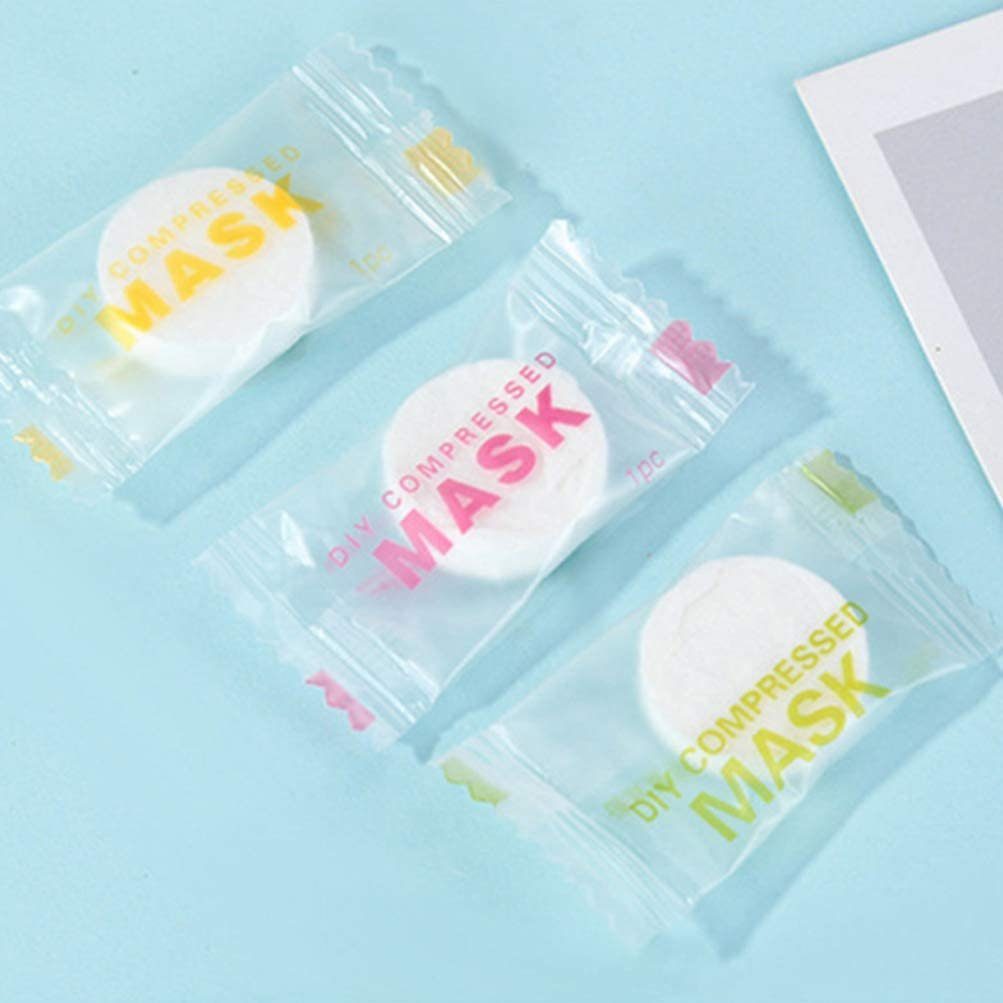 COOL-i ® Gesichtsmaske 100 stücke DIY Komprimierte Gesicht Masken, Gemüsesaft, Fruchtsaft, Milch,kann hinzugefügt werden