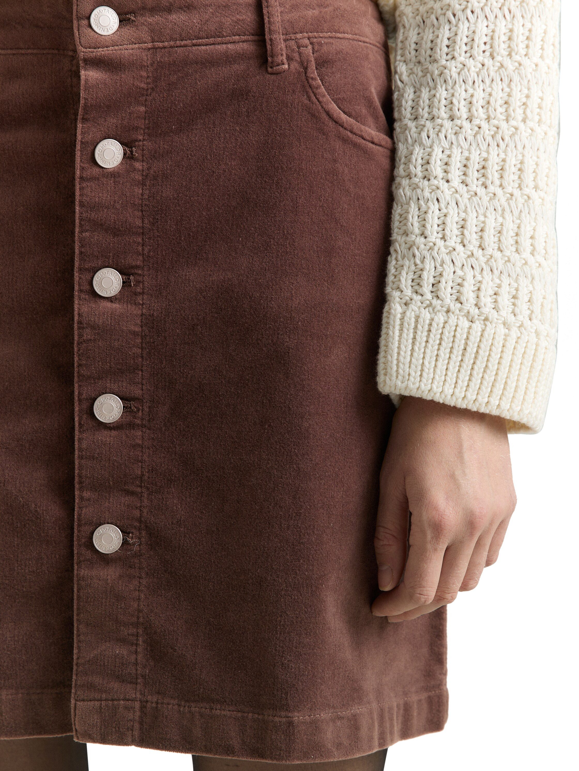 TOM TAILOR Denim Minirock mit Taschen