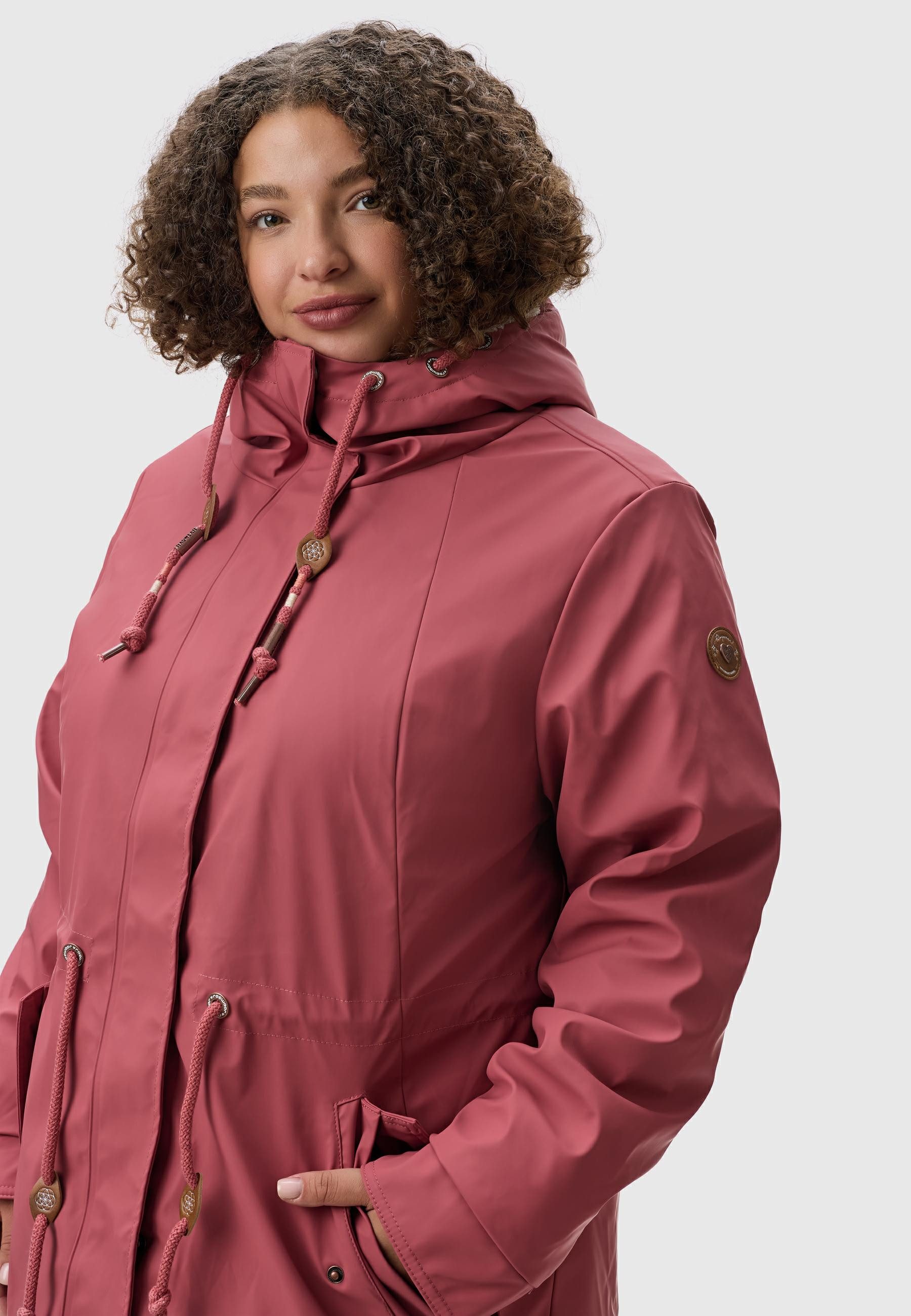 Ragwear Wintermantel Monadis Rainy II Intl. sportlicher, wasserdichter Parka für den Winter
