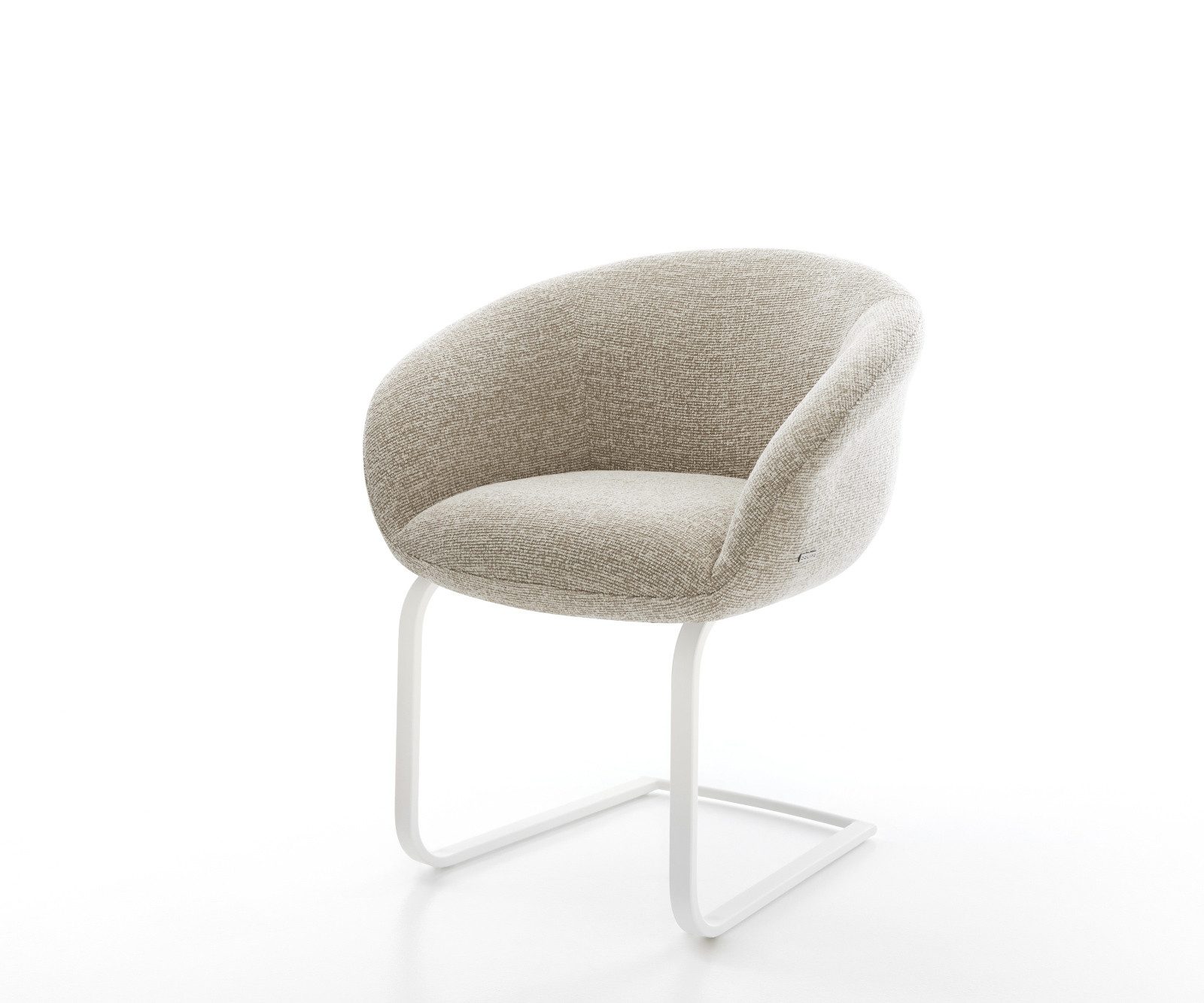 DELIFE Polsterstuhl Vinka-Flex, mit Armlehnen Freischwinger günstig online kaufen