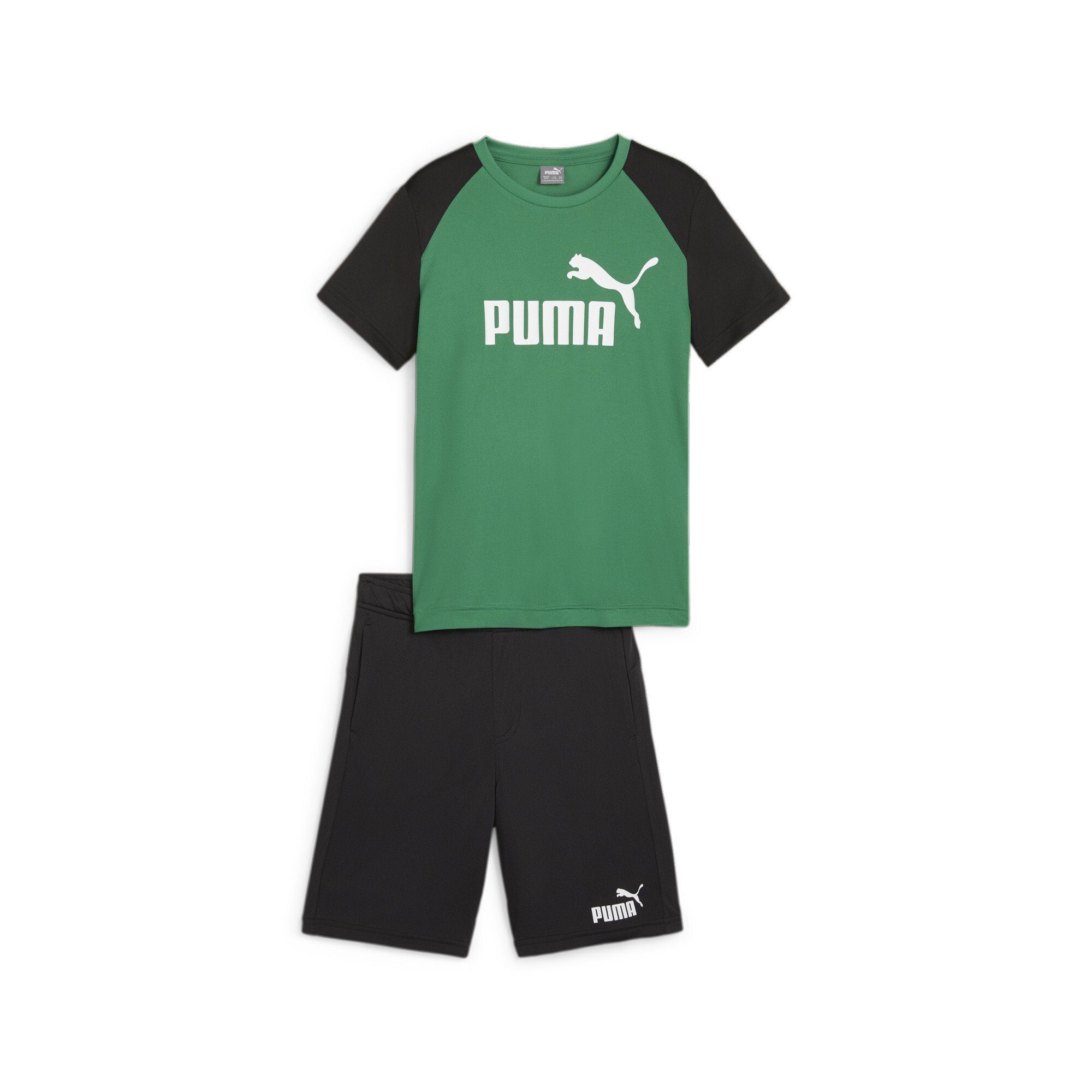 PUMA Jogginganzug Polyester Shorts-Set Jungen