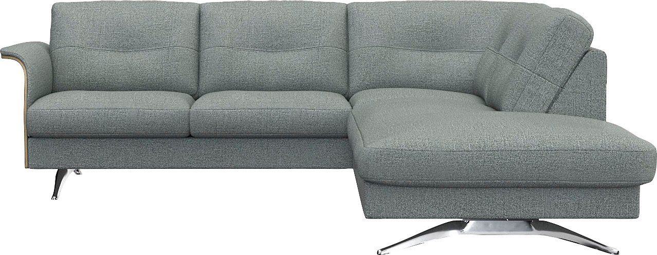 FLEXLUX Ecksofa Glow, super bequem durch hochwertigem Sitzaufbau mit Federkern, L-Form, Modernes skandinavisches Design