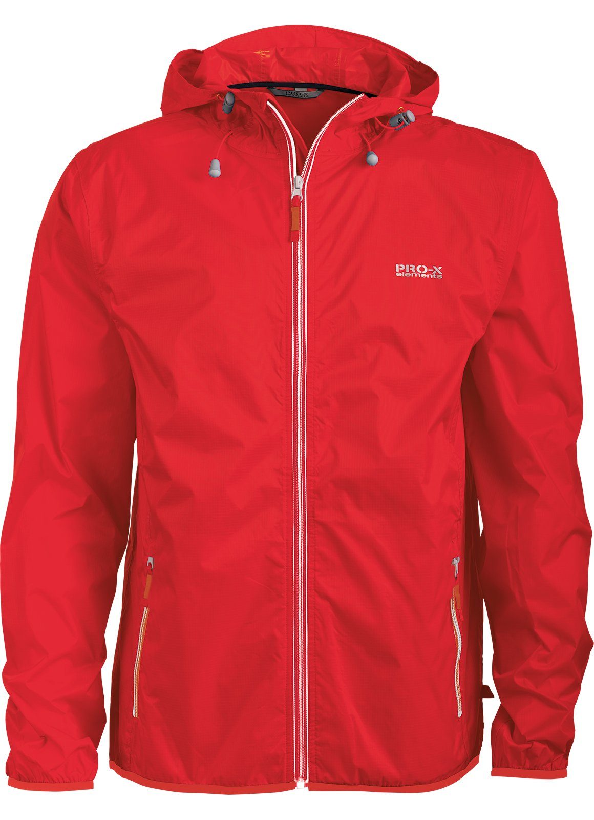 PRO-X ELEMENTS Regenjacke Kinder Jugend STAR Jr. wasserdicht, atmungsaktiv, winddicht integr. Packtasche, Reißverschluss, Kapuze, verschweißte Nähte