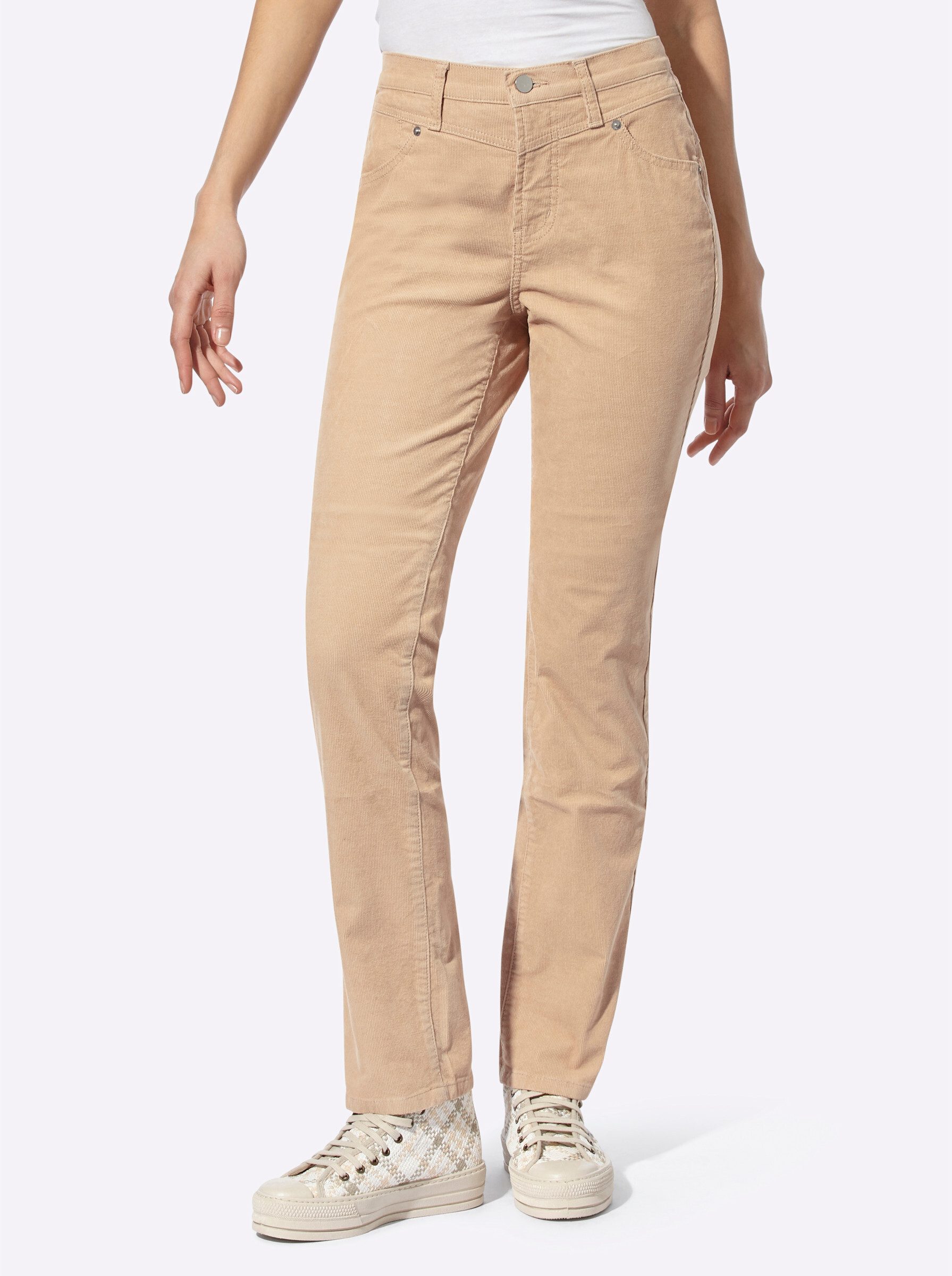 heine Jerseyhose Cord-Hose Innenbeinlänge ca. 81 günstig online kaufen