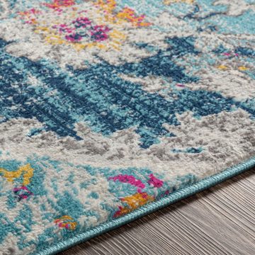 Teppich Traditional, Surya, rechteckig, Höhe: 10 mm, Boho Kurzflor Orientteppich, Wohnzimmer, Schlafzimmer