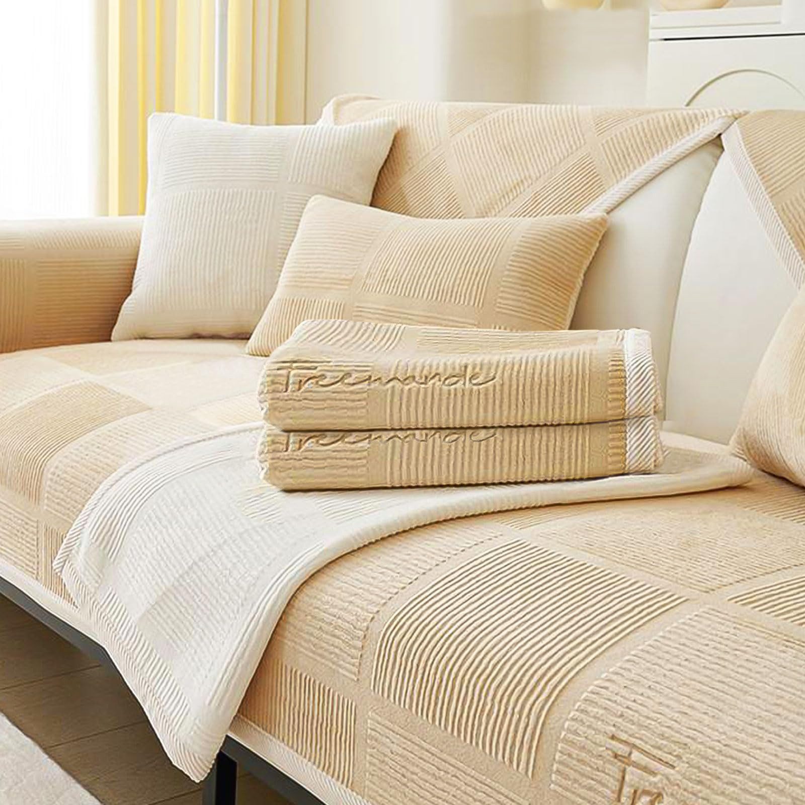 Bellaro Life Sofaschoner Rutschfester Sofa-Schutz: 1-4-Sitzer, L-Form Ecksofa, Haustiergeeignet