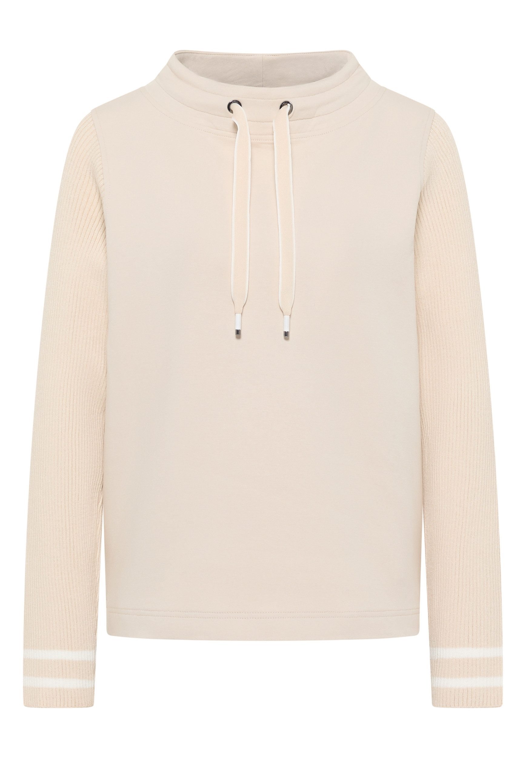 CECIL Strickpullover TOS Sweatshirt with Knitted Sl günstig online kaufen