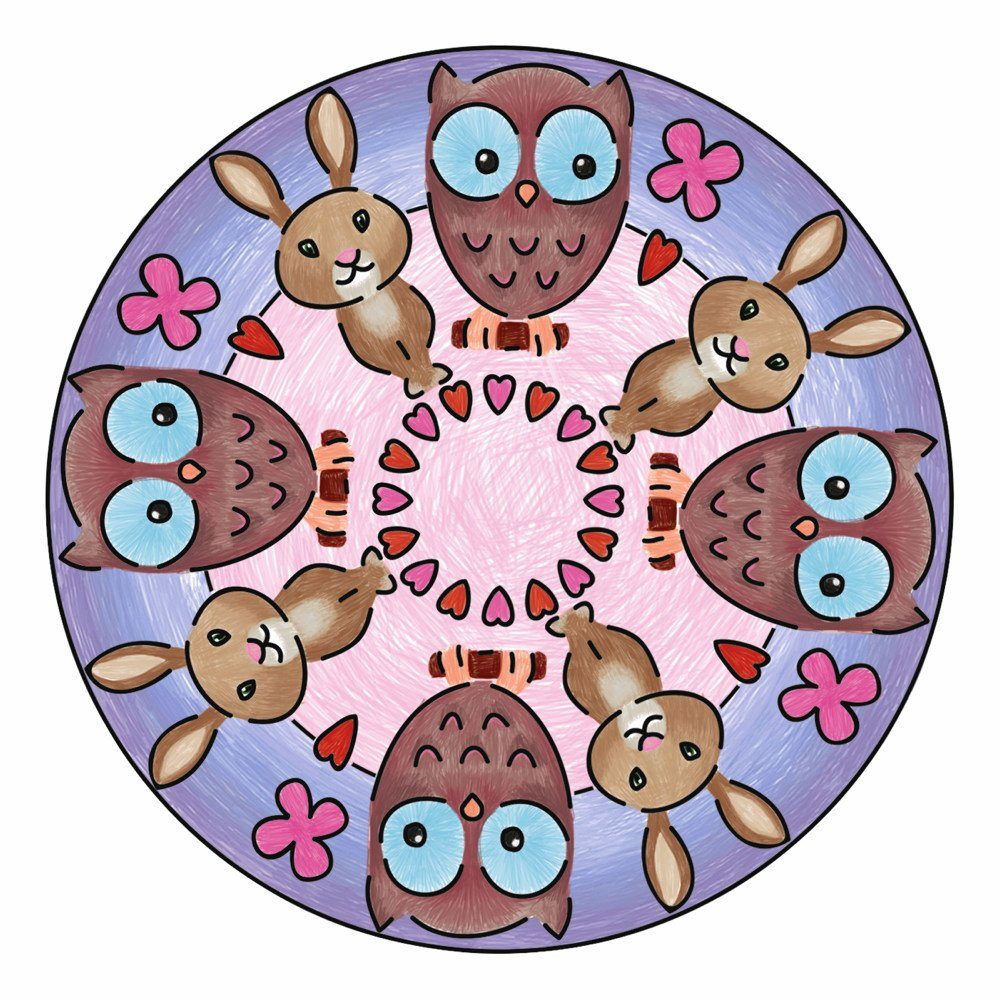 Ravensburger Mandala Ravensburger Creation Mandala Designer Mini Cute Animals 29766
