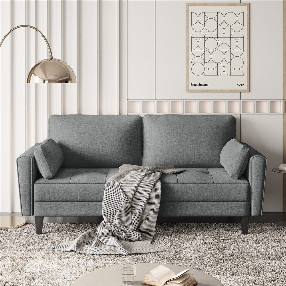 Yaheetech Sofa, 2 Sitzer Loungesofa mit günstig online kaufen
