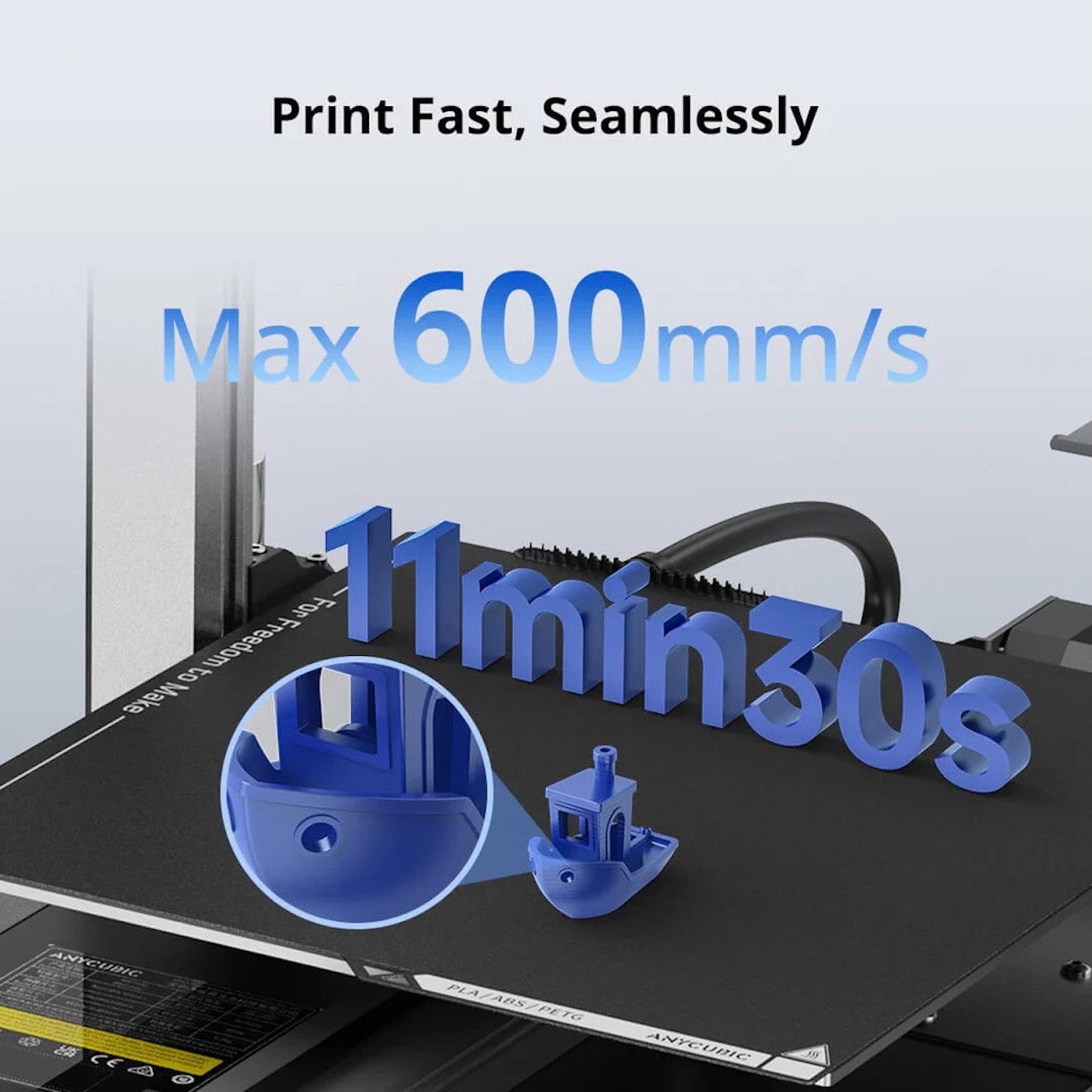 ANYCUBIC 3D-Drucker Anycubic Kobra 3 Combo 3D Drucker mehrfarbig, Kompatibel mit allen gängigen Filamenten